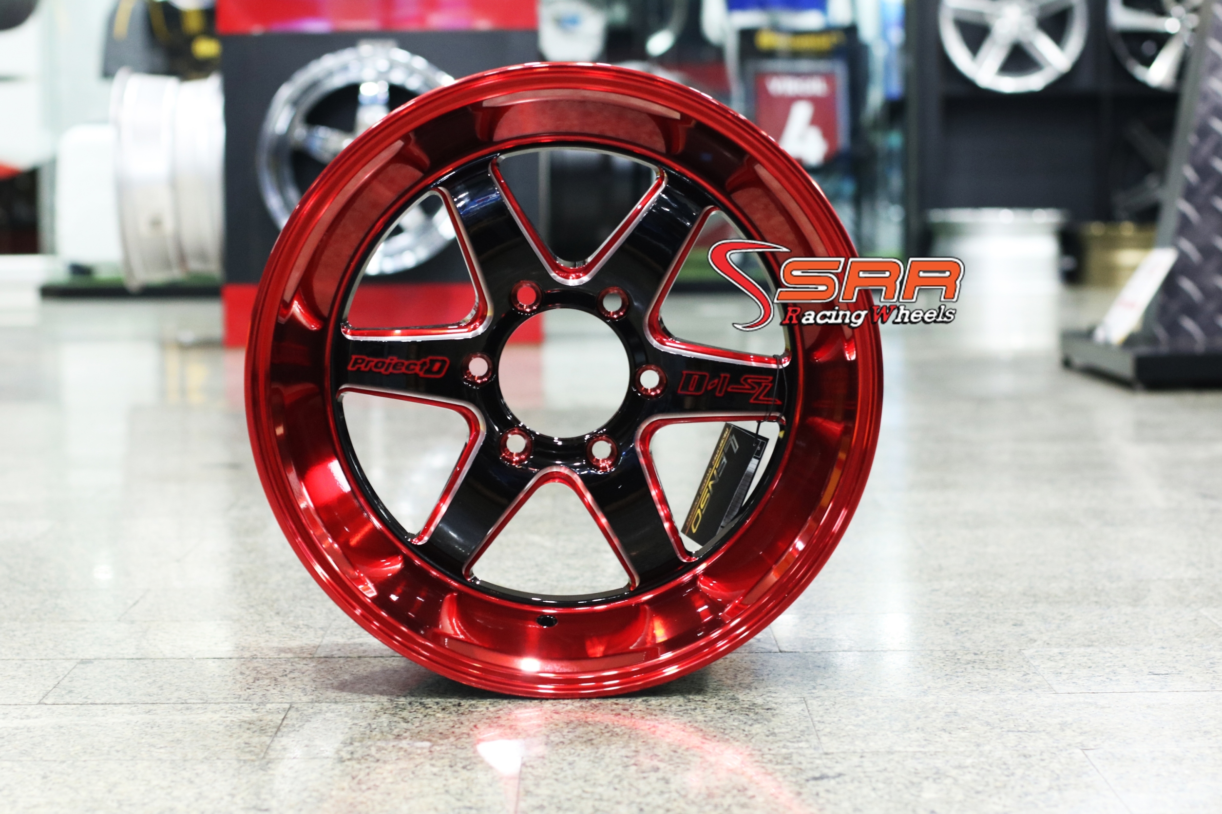 ล้อแท้ LENSO PROJECT-D D1SL ขอบ18 กว้าง9.5/10.5 Pcd6X139.7 offset+25/30