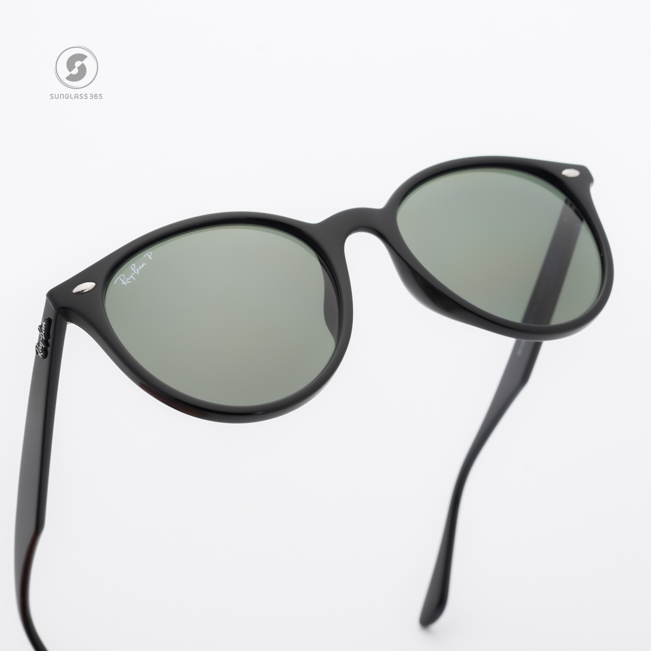 Ray-Ban Round RB4305F 601/9A Green Polarized