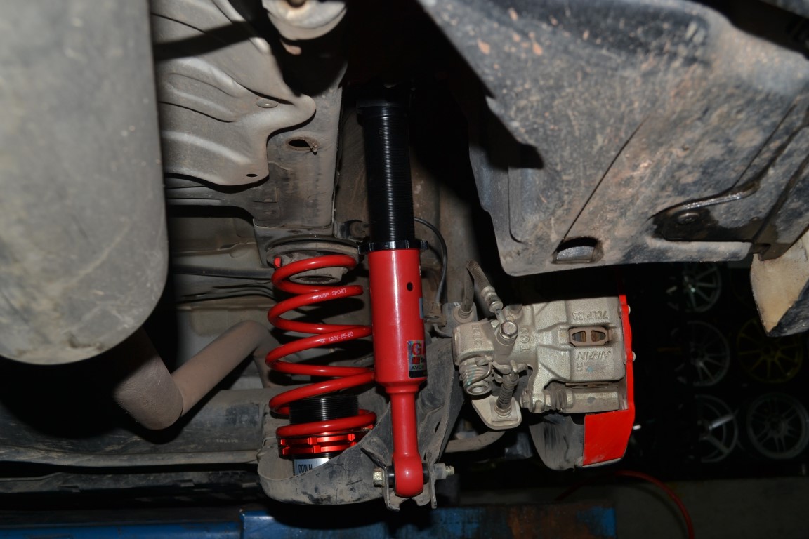 โช๊ค สตรัทปรับเกลียว GAB HE ใส่ CITY ชุดละ 1x,xxx บาท พร้อมติดตั้งฟรี