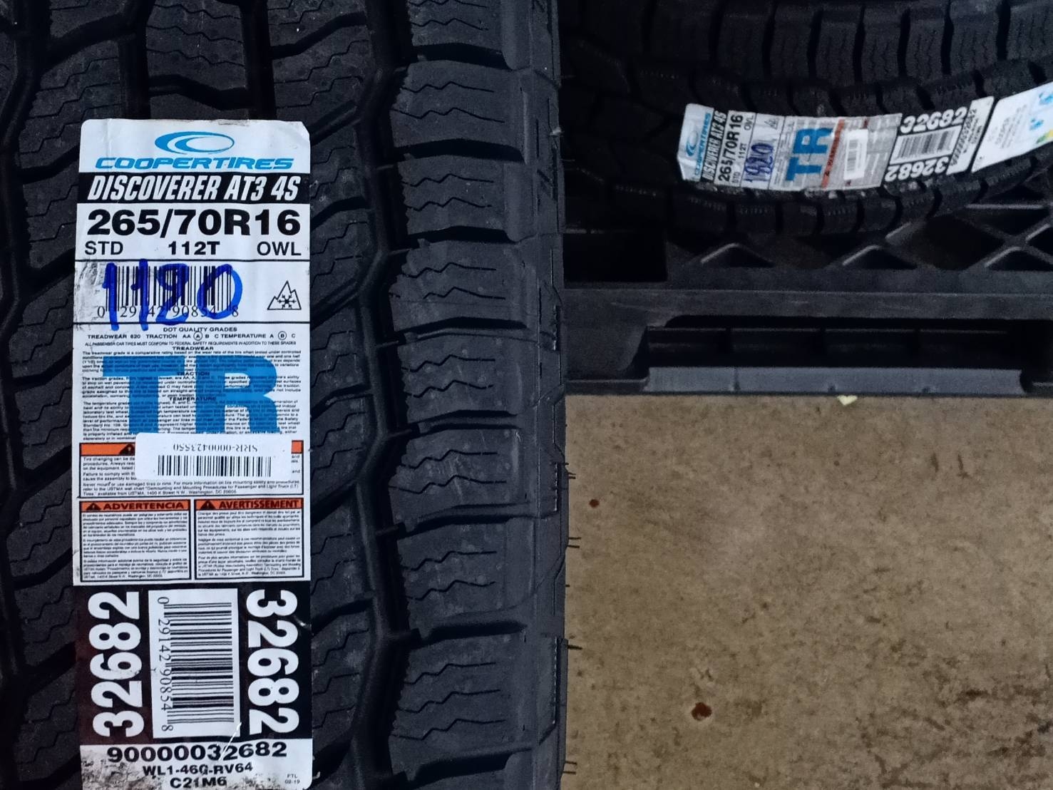COOPER DISCOVERER AT3 4S 265/70R16 ปี20