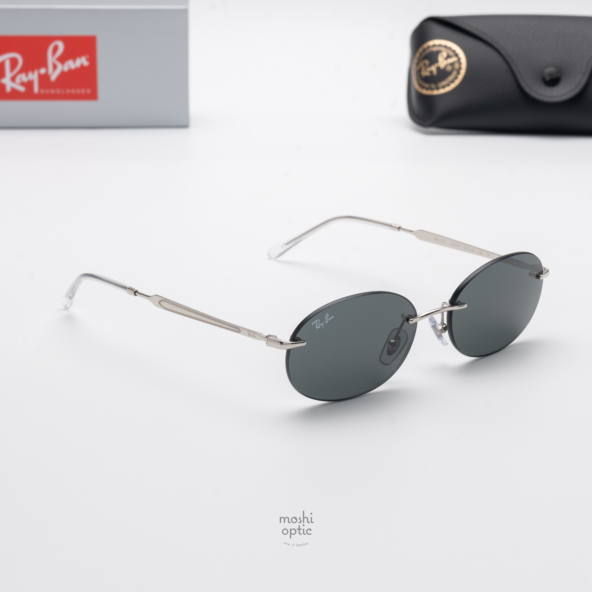 Ray-Ban RB3767 003/87 Silver Dark Grey