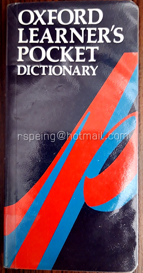 Oxford Learner's Pocket Dictionary