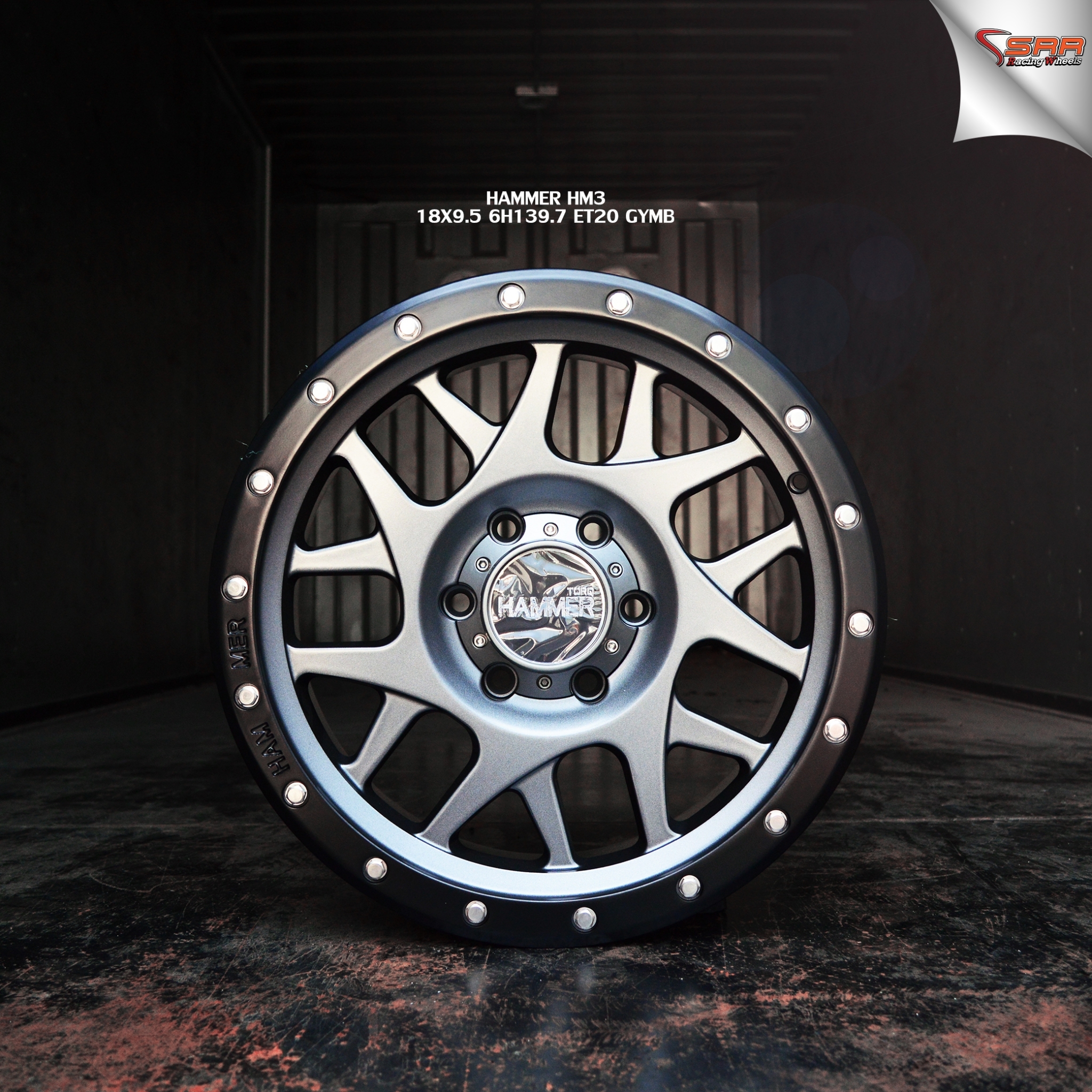 โปร ออฟโรด HAMMER HM3 ขอบ18 ยาง BF KO2