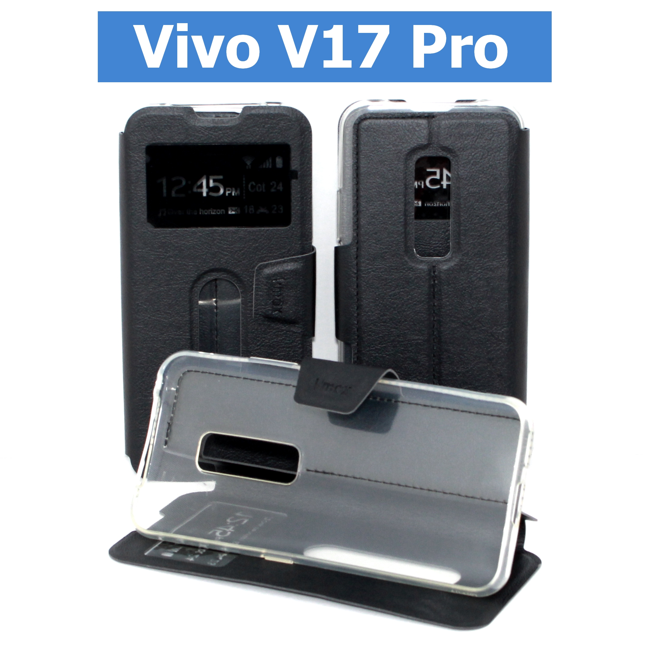เคสพับ Vivo V17 Pro - เคสฝาพับ โชว์เบอร์ วางตั้งได้