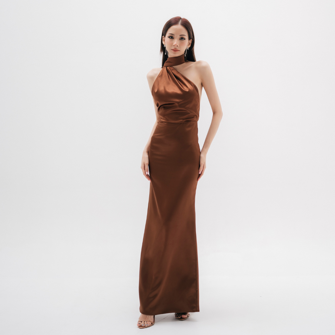 Lism D-095 Eternal Satin Gown ชุดเดรสยาวซาติน