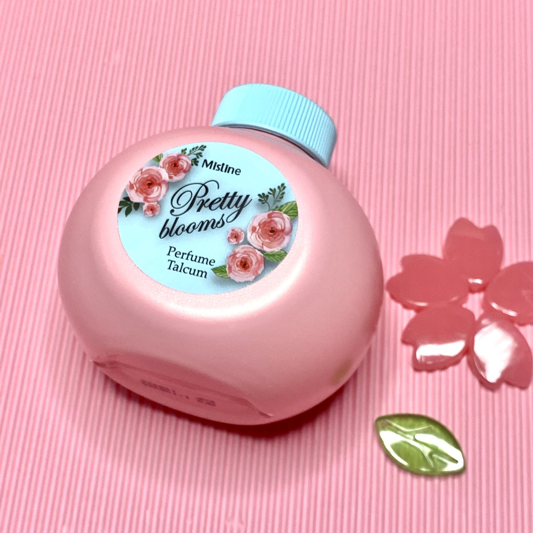Mistine Pretty Blooms Perfume Talcum 100 g.