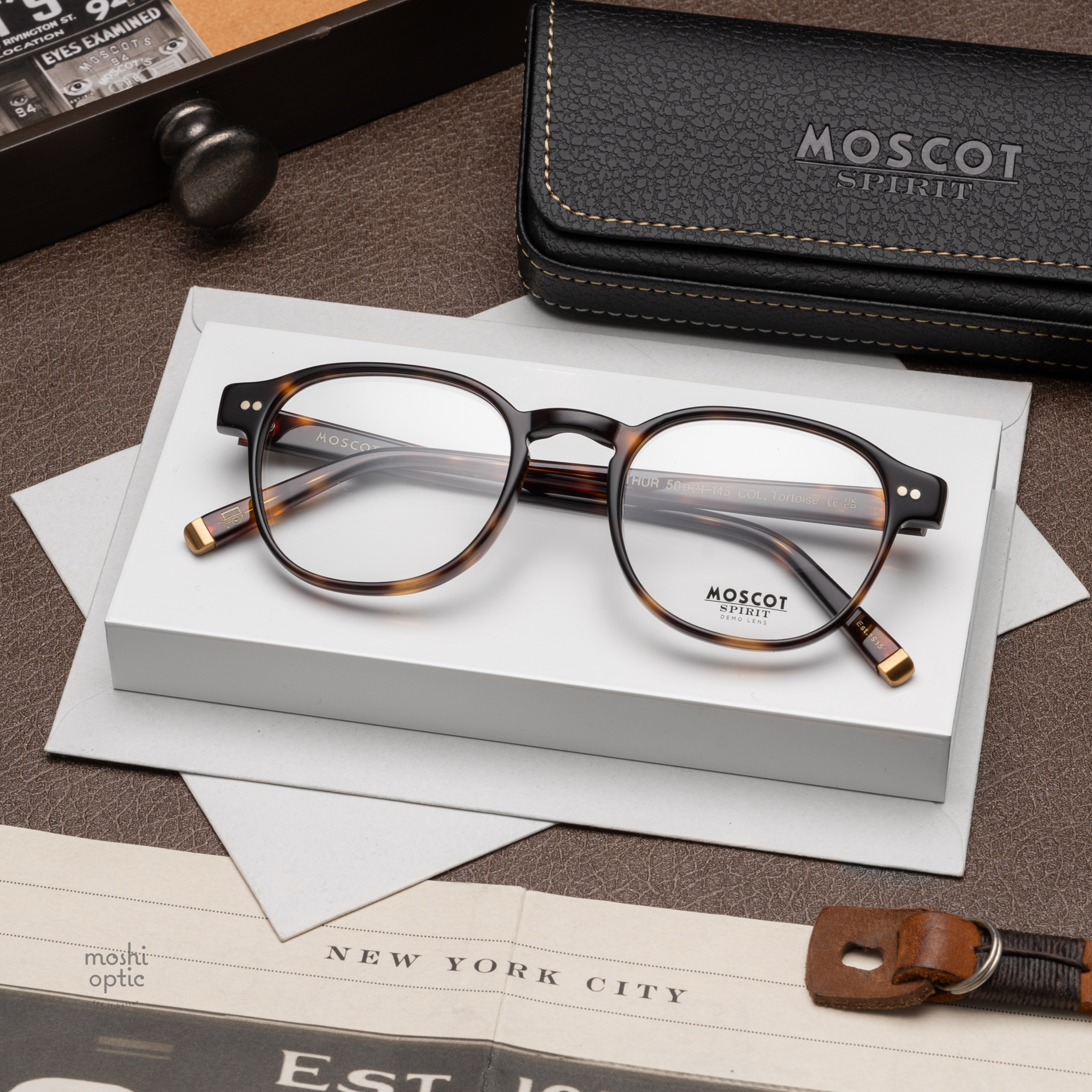 แว่นสายตา Moscot Arthur Tortoise