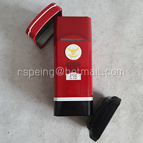 กระปุกออมสิน ตู้ไปรษณีย์ไทยสีแดง พ.ศ.2469 (ไม่มีกล่อง)