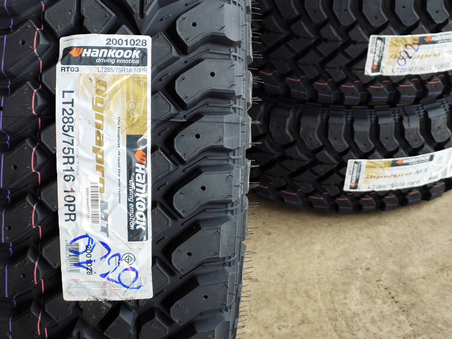 HANKOOK RT03 DYNAPRO MT 285/75R16 10PR