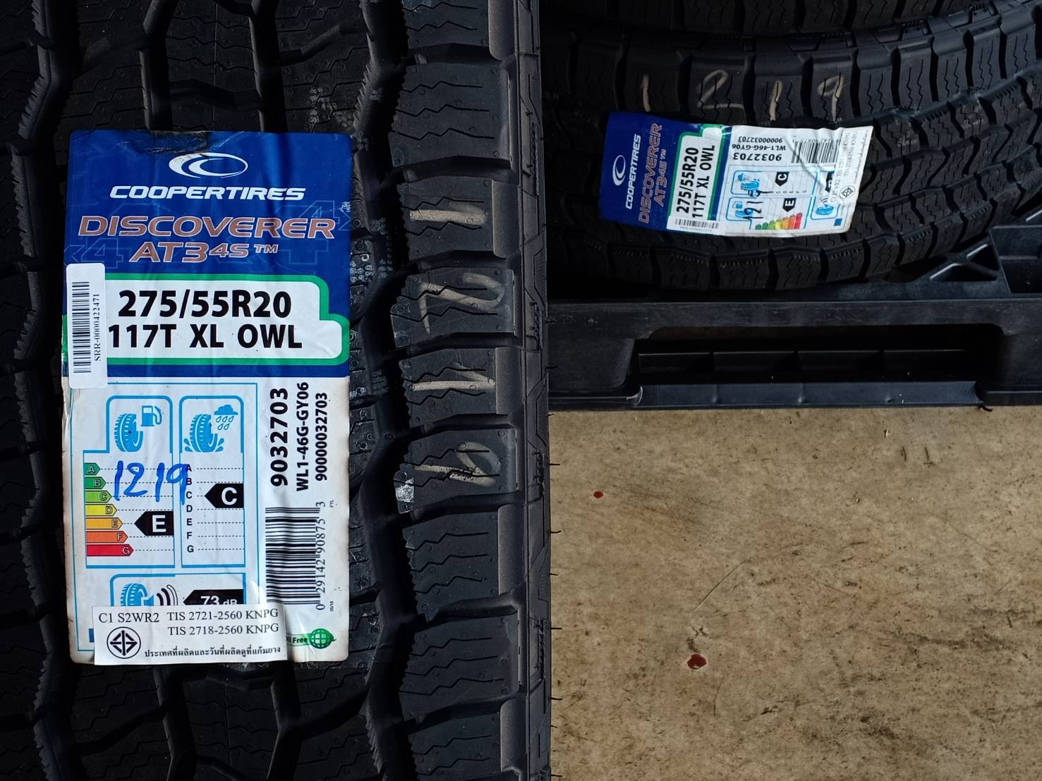 COOPER 275/55R20 DISCOVERER AT3 4S 117T XL (ตัวหนังสือขาว) MADE IN U.S.A.