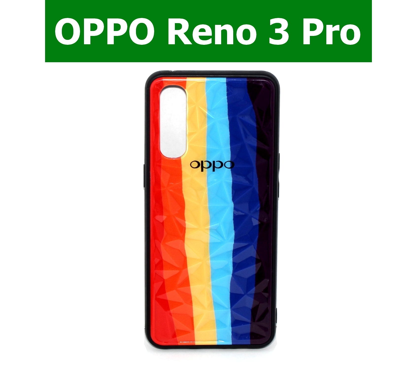 เคสสีรุ้ง 3 มิติ - OPPO Reno 3 Pro