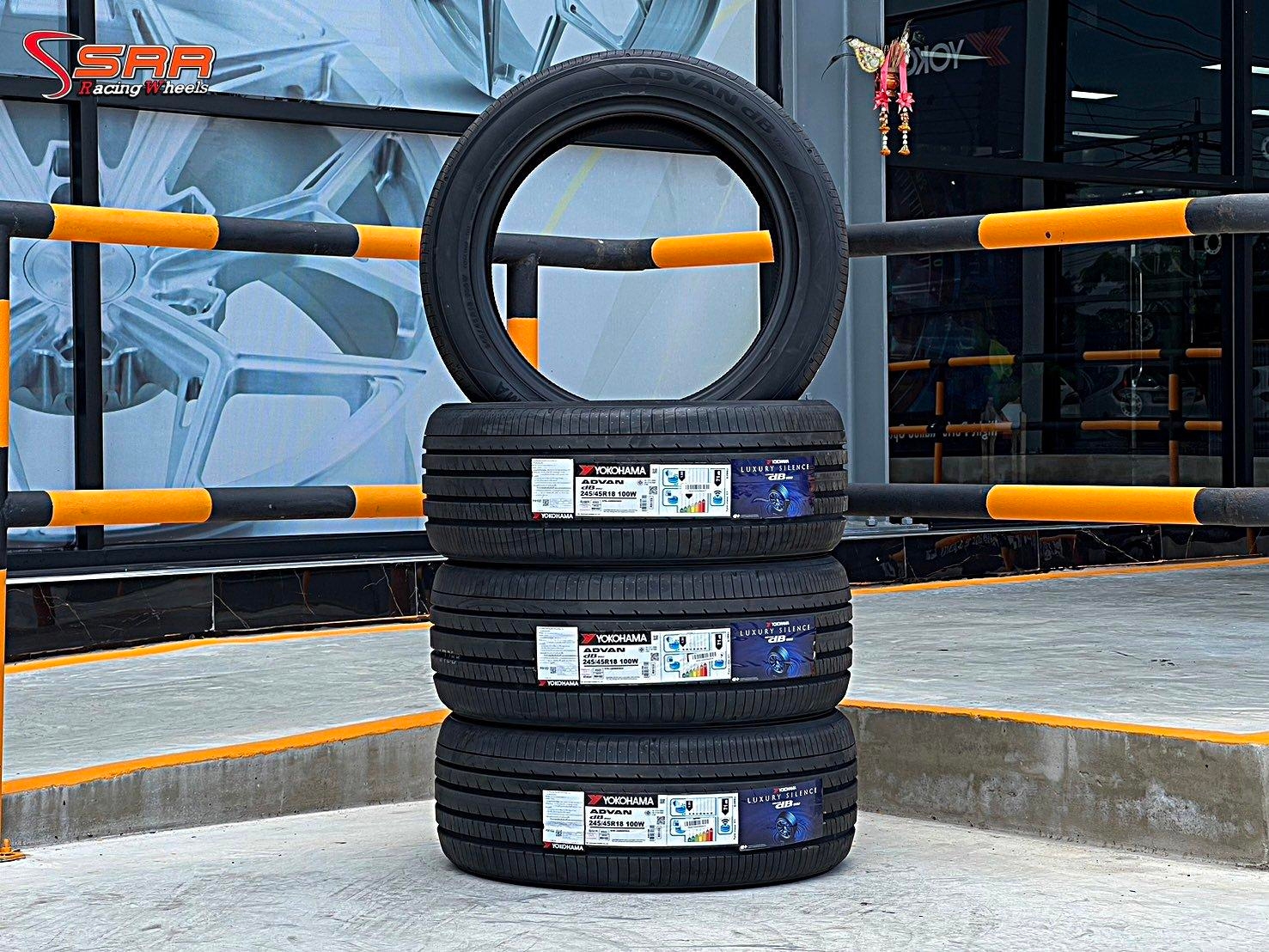 YOKOHAMA ADVAN DB V553 ขนาด 245/45R18 ปี2024