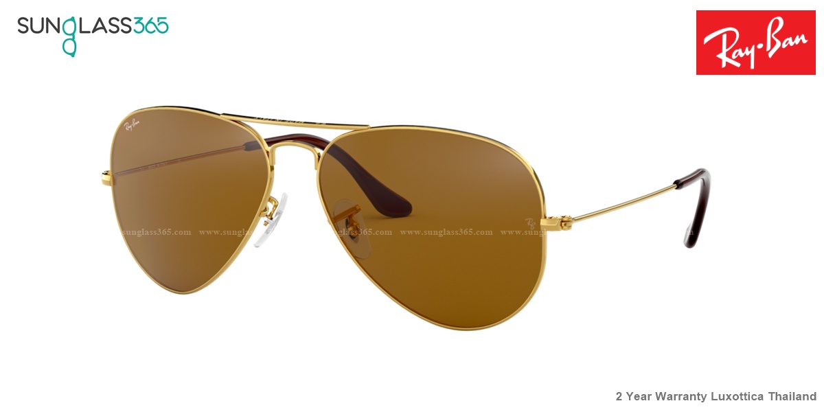 Ray Ban RB 3025 001/33 Aviator Gold Brown