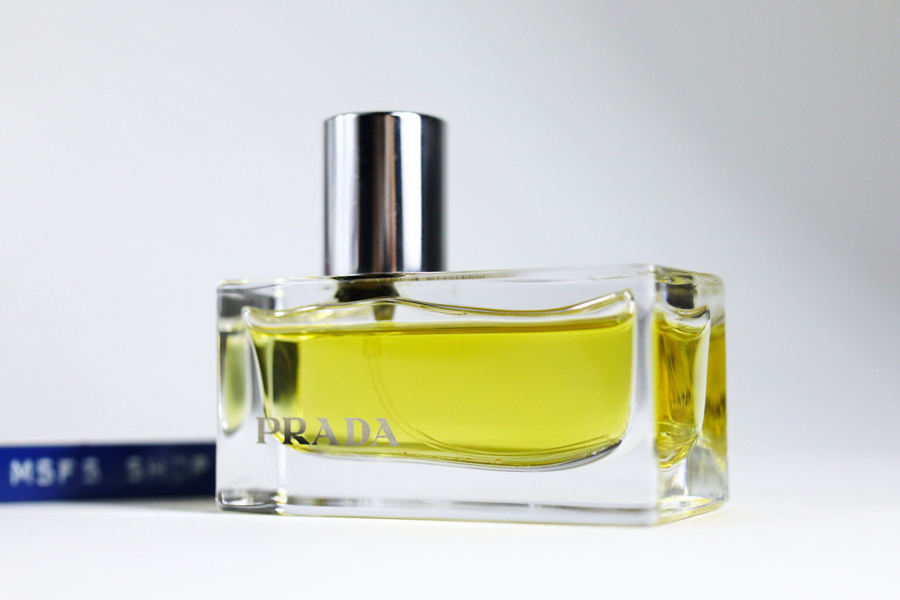 [Vintage] ชำรุด - PRADA Amber EDP 30ml Spray แบบสเปรย์ - ชำรุด หัวสเปรย์ชำรุด - น้ำหอม Vintage