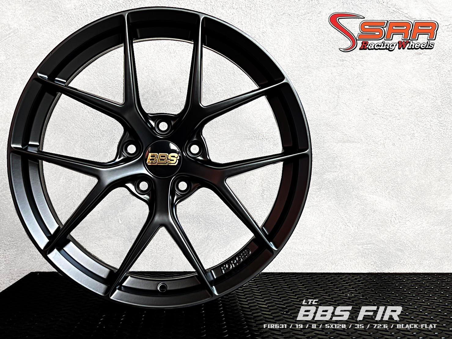 BBS FOR BYD SEAL : FIR641 19X8.5 5H120 ET35 BLACK-FLAT (สีดำด้าน)