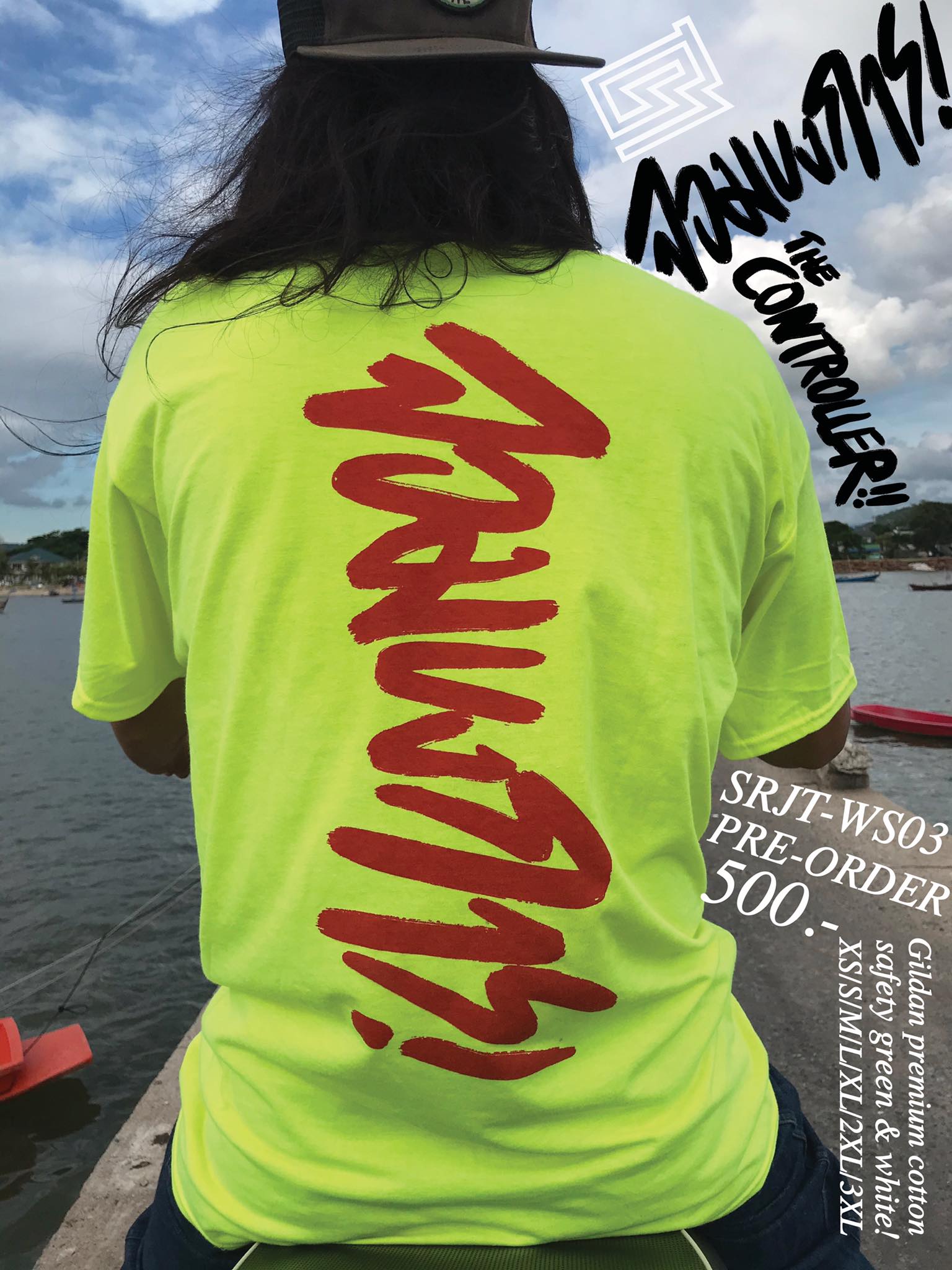 PRE-ORDER / SRJ-T-002SG THE CONTROLLER - SAFETY GREEN SCREEN RED