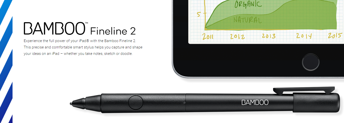 Bamboo Stylus Fineline 2 (Black)