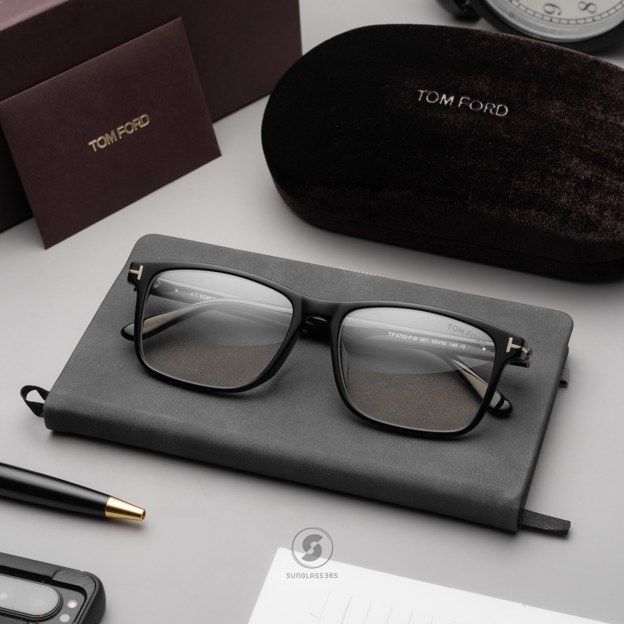 กรอบแว่น TOM FORD FT5752-F-B 001
