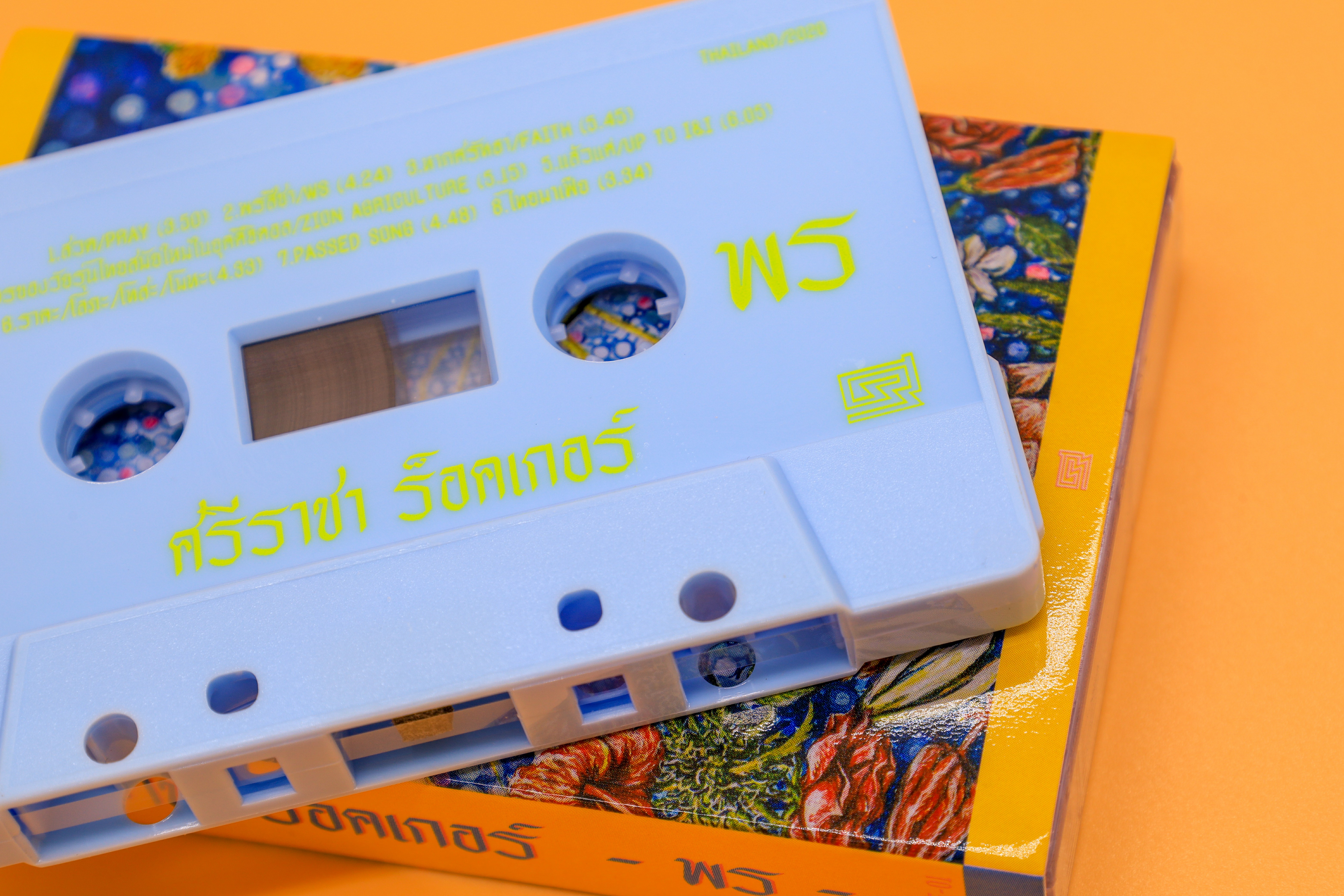 SRJ-CT-001B-SRIRAJAH ROCKERS 4th ALBUM "WS" เทปสีน้ำเงินปกเหลือง