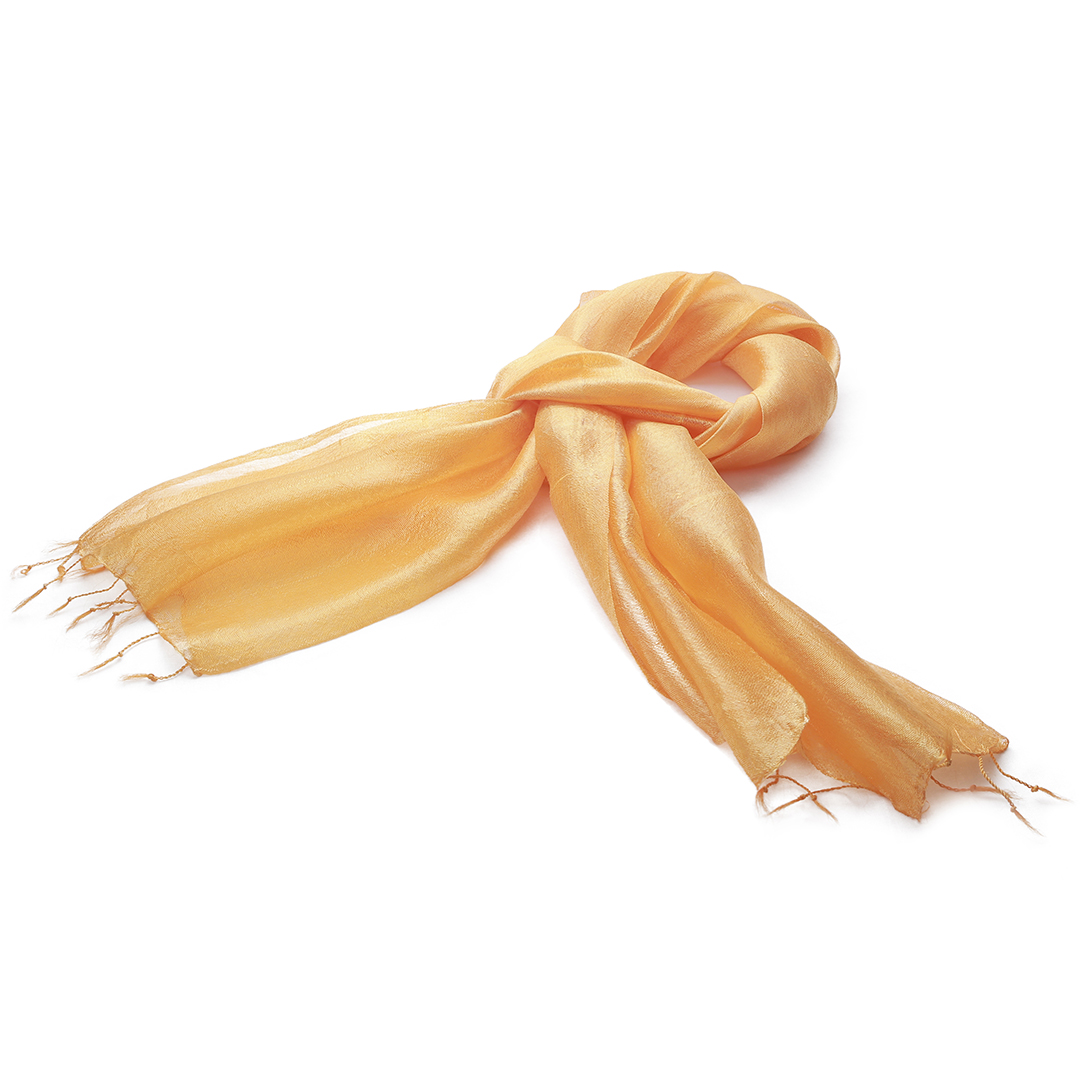 ผ้าพันคอเปลือกไหม สีสวยเหมาะเป็นของฝากของขวัญปีใหม่