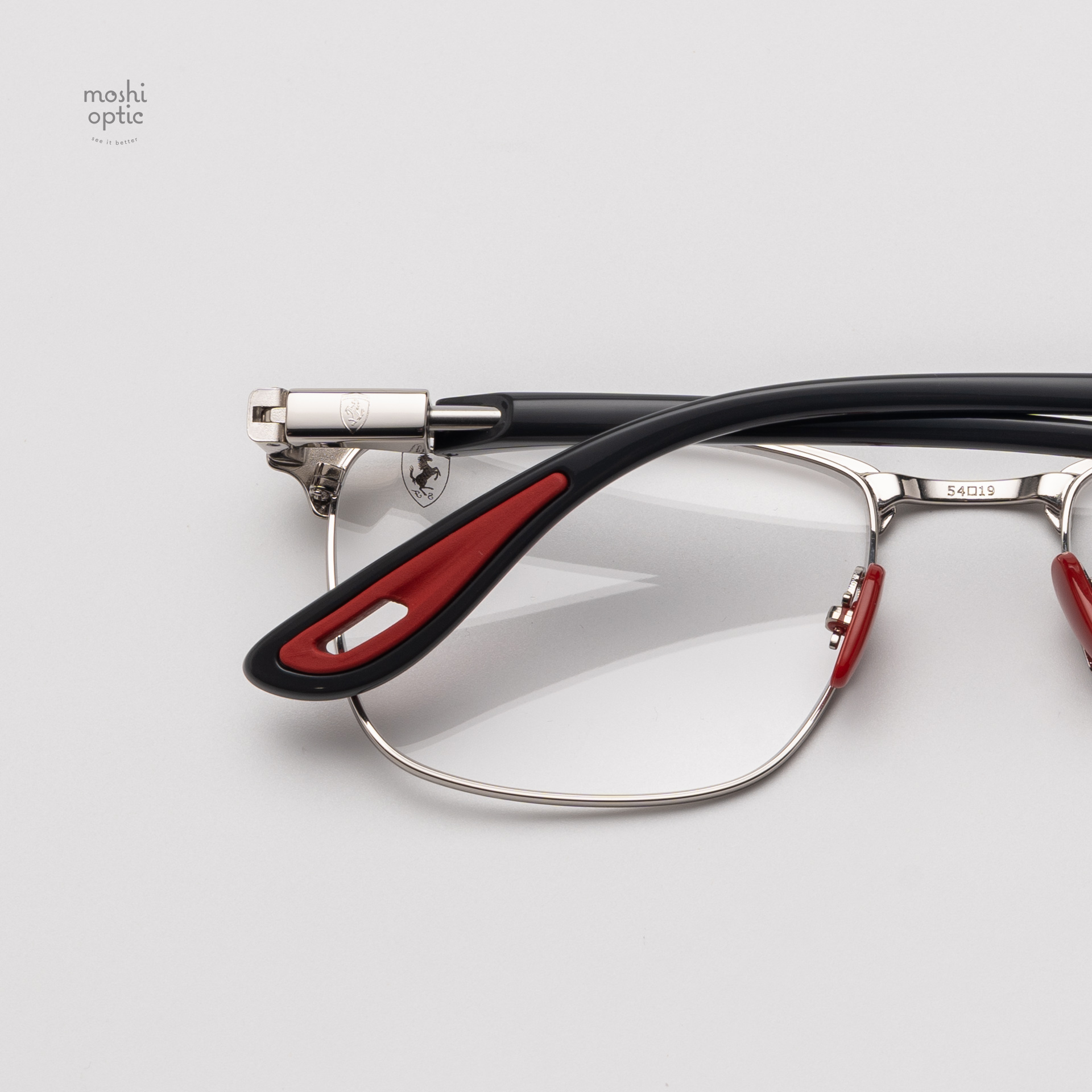 Ray-Ban Ferrari Collection RX6621M F131 Matte Silver on Silver