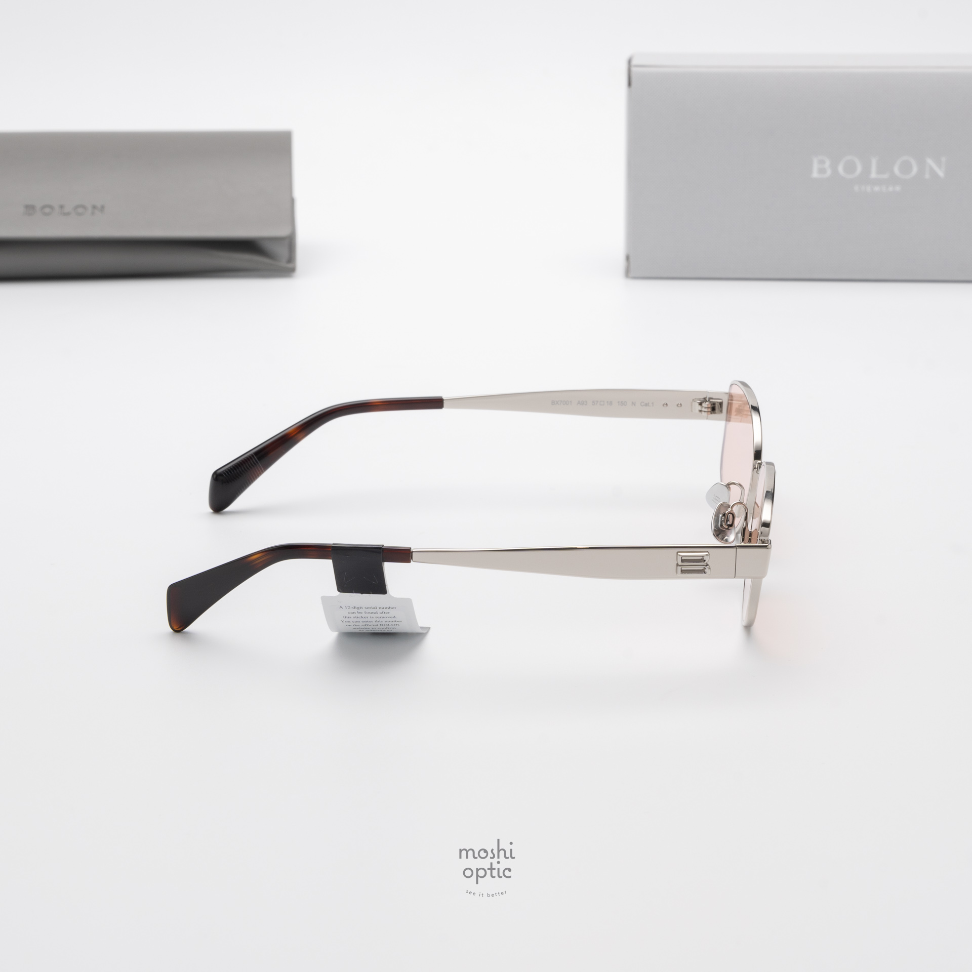 แว่นกันแดด BOLON รุ่น BX7001 Vacay A93 Silver