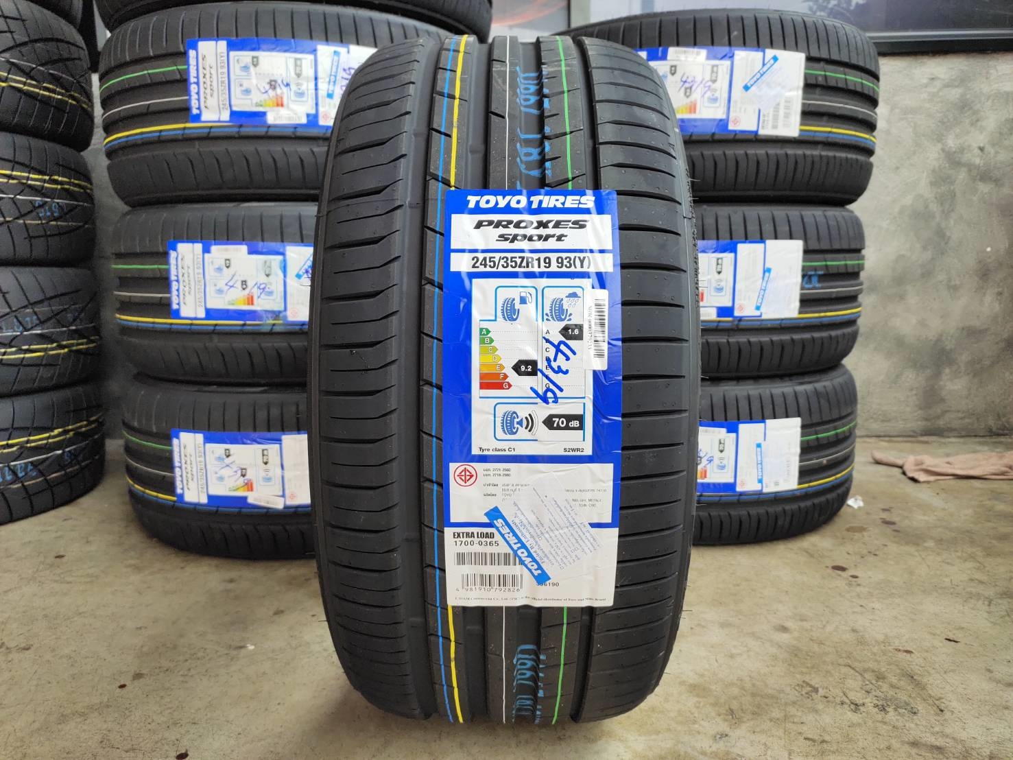 ยางมาใหม่ TOYO PROXES SPORT 245/35ZR19 ปี19 ราคาพิเศษ