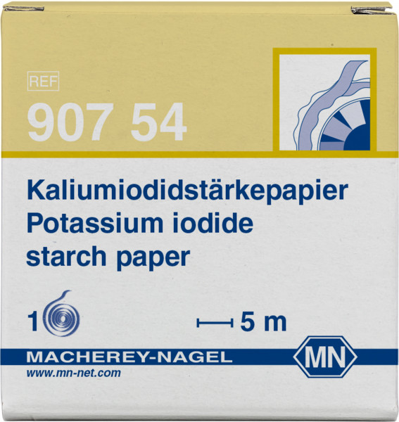Potassium iodide starch paper from MN 90754 กระดาษทดสอบไนไตรต์และคลอรีนอิสระ
