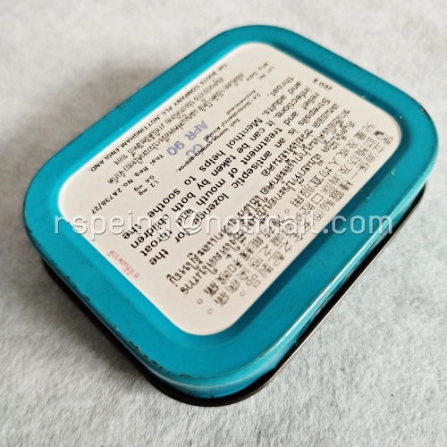 กล่องยาอม Strepsils Menthol