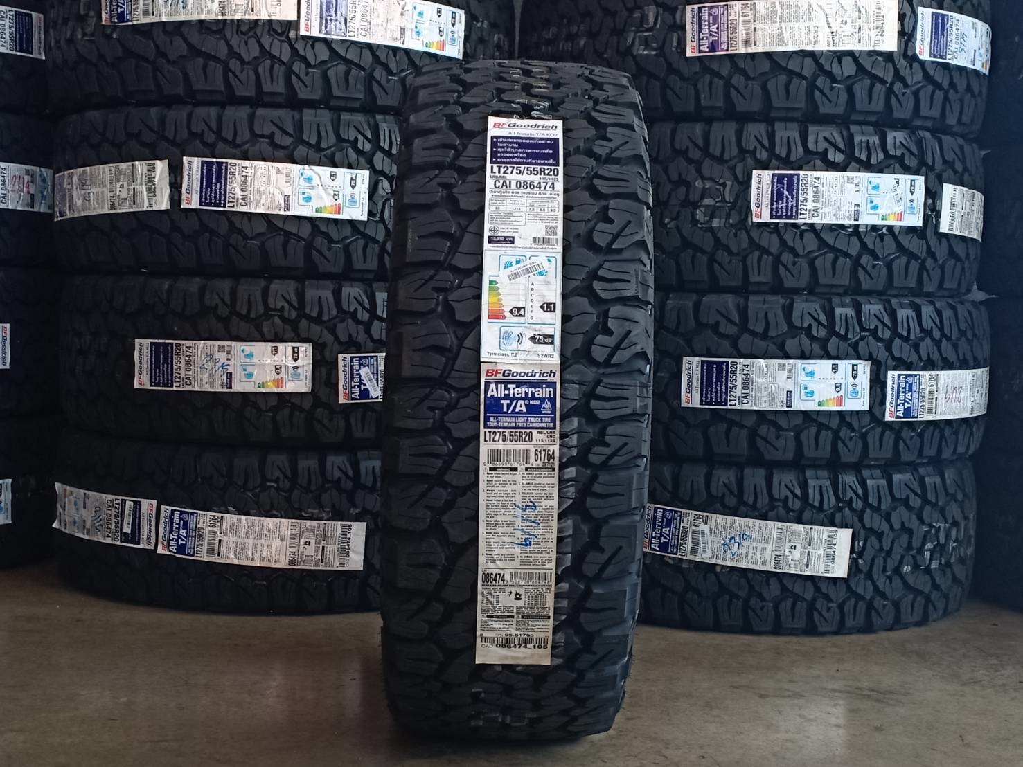 ยางเข้าใหม่ BF-GOODRICH KO2 275/55R20 115/112S (ปี19)