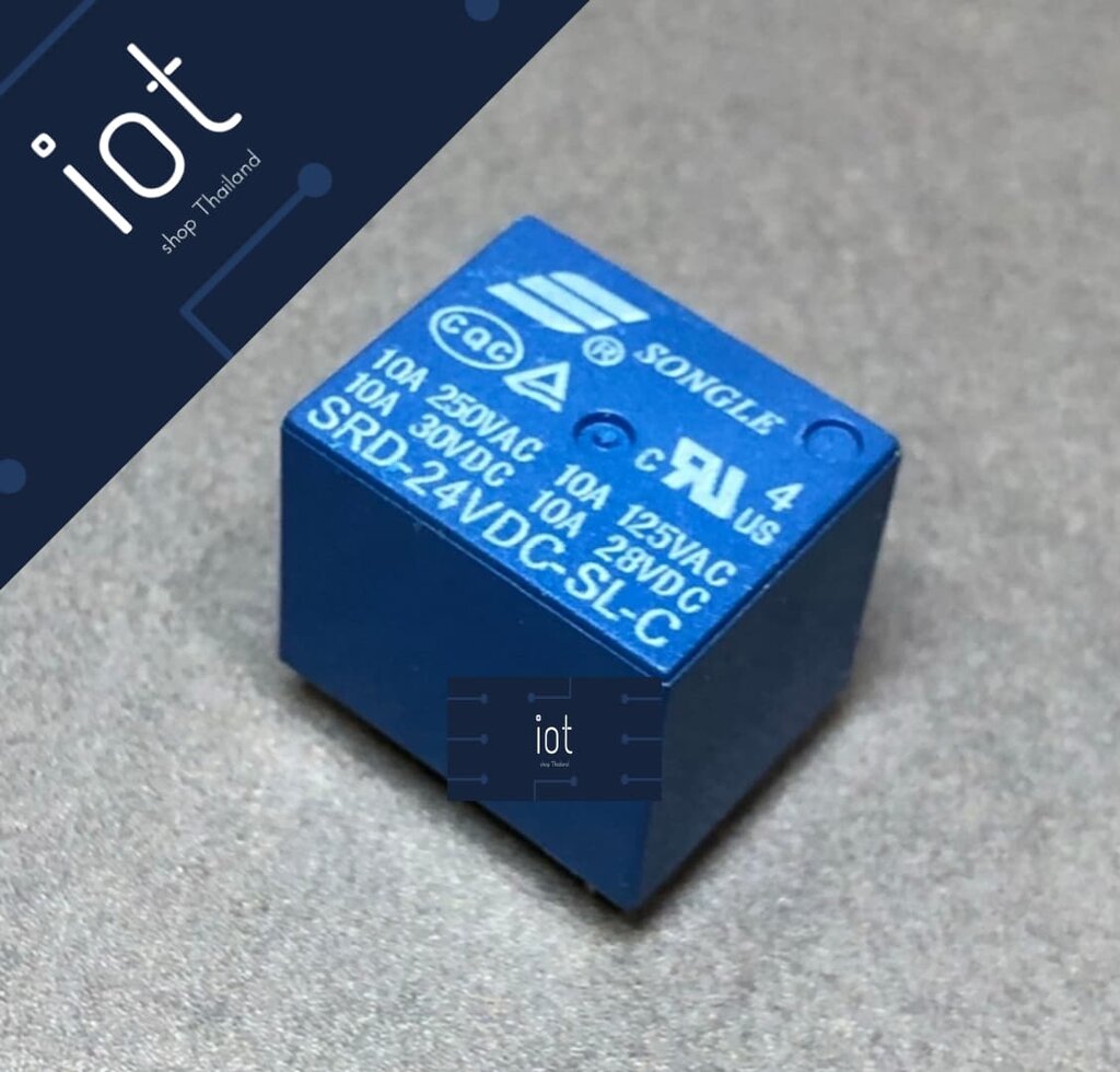 Relay 24V 250V 10A รีเลย์ 24 โวลต์
