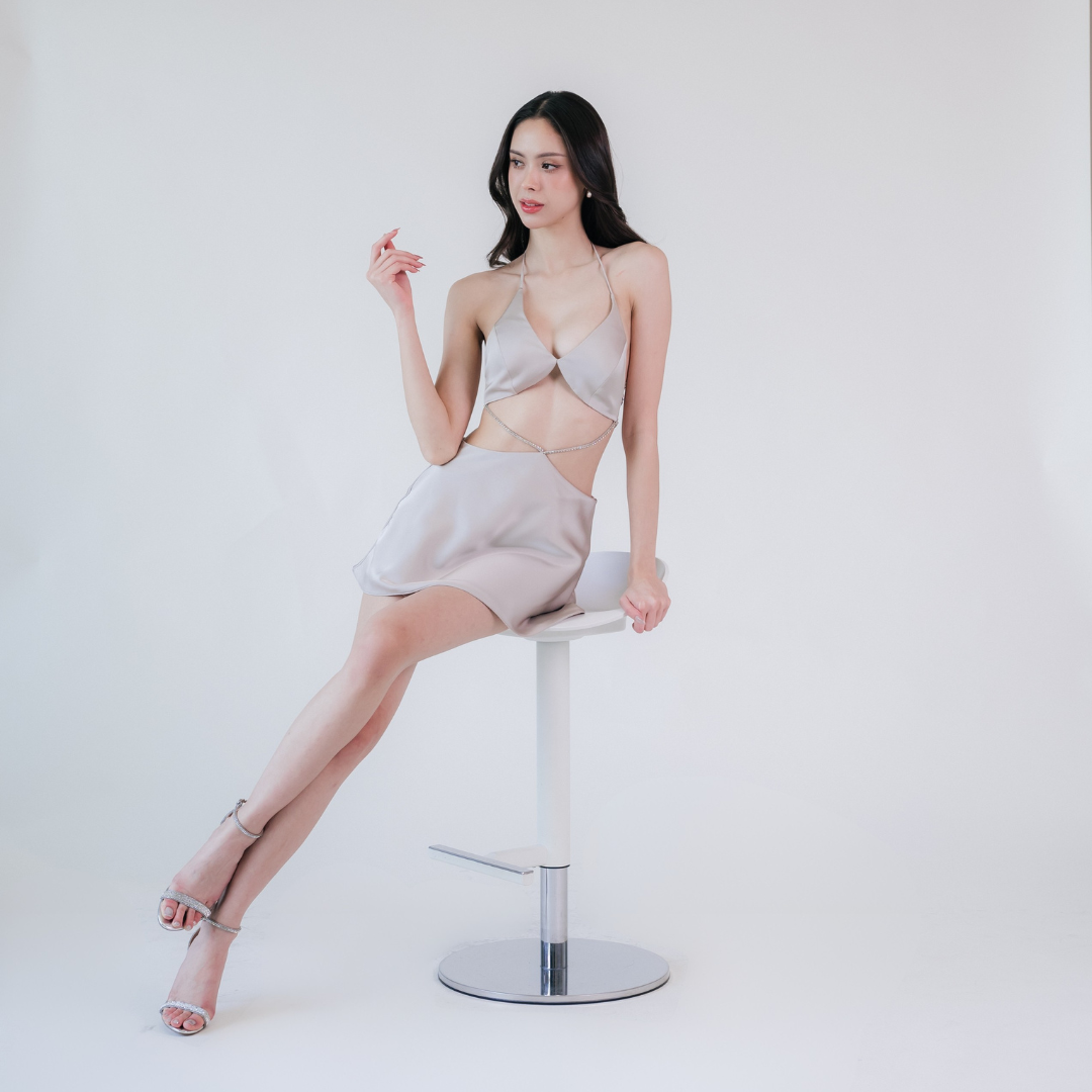 Lism D-121 Seductive Aura Dress ชุดเดรสซาติน