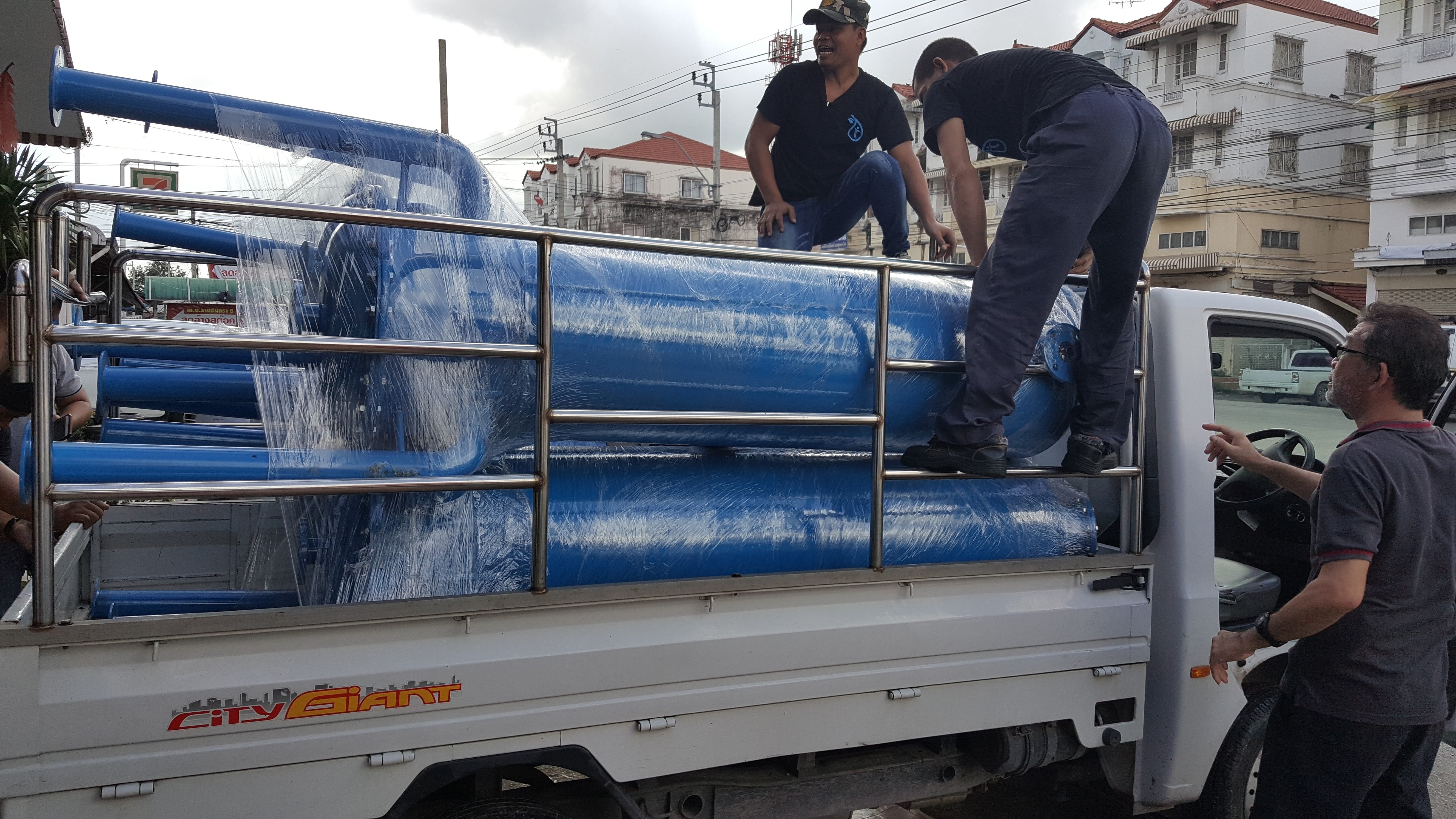 ถังกรองเหล็กขนาด28นิ้ว (70cm. x 150cm. x 4.5 mm.)