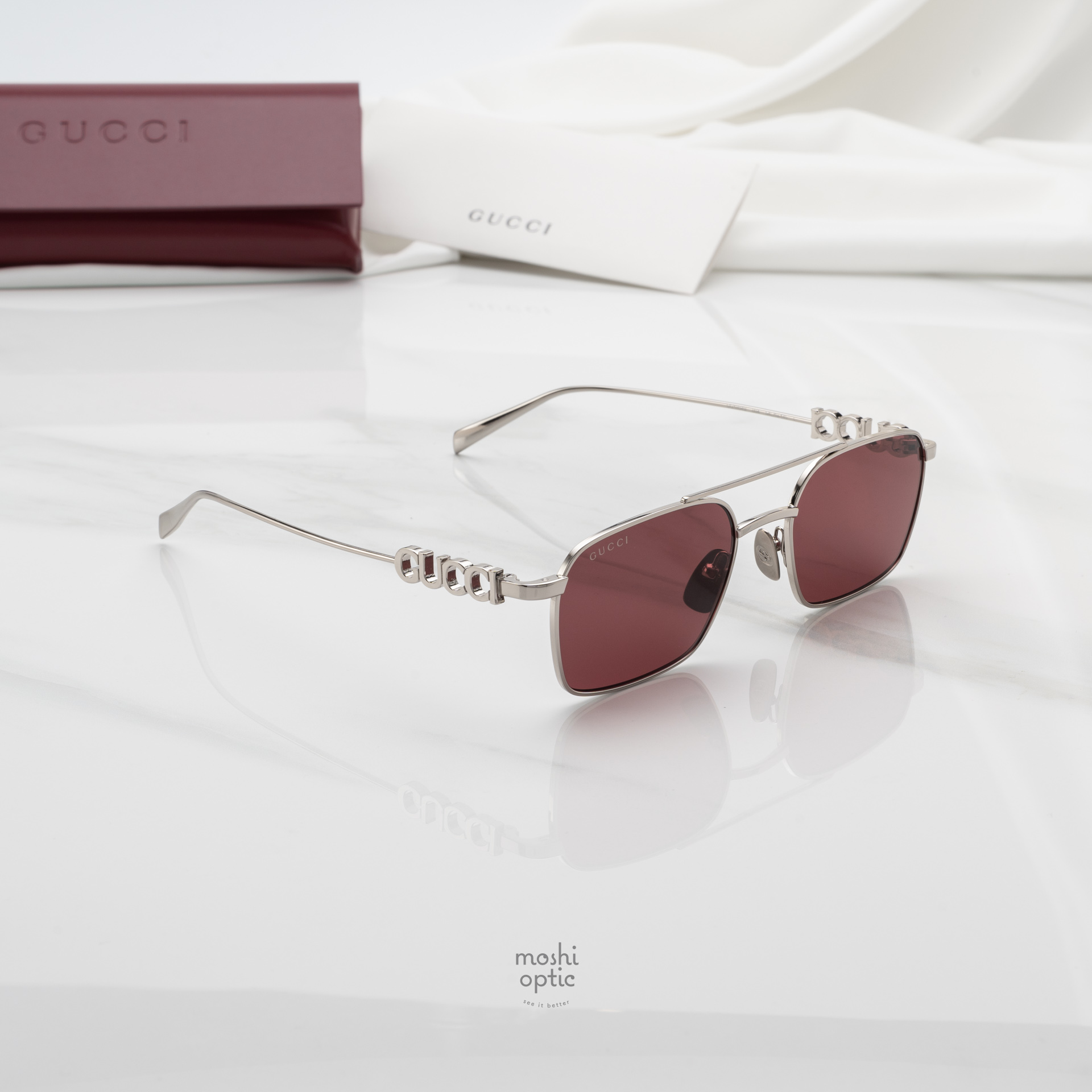 แว่นกันแดด Gucci GG1804S 004