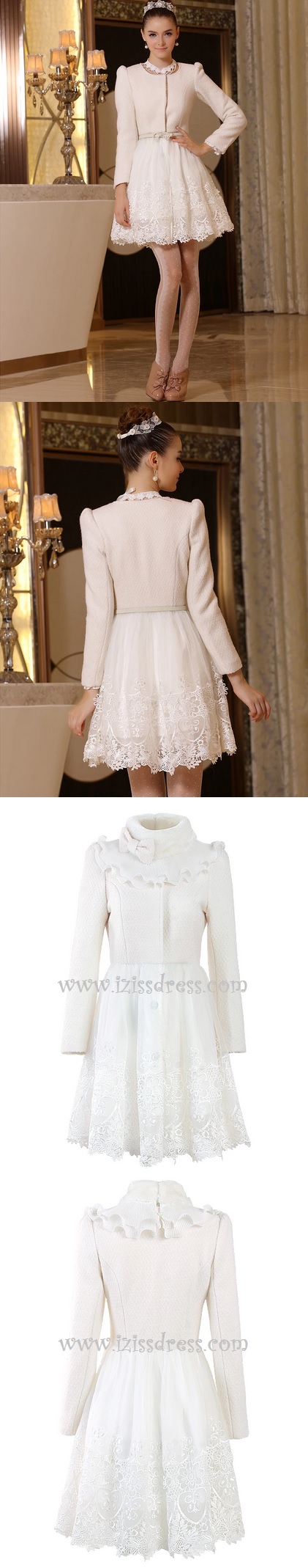 ***พรีออเดอร์***เสื้อโค้ท เสื้อกันหนาวสีขาว