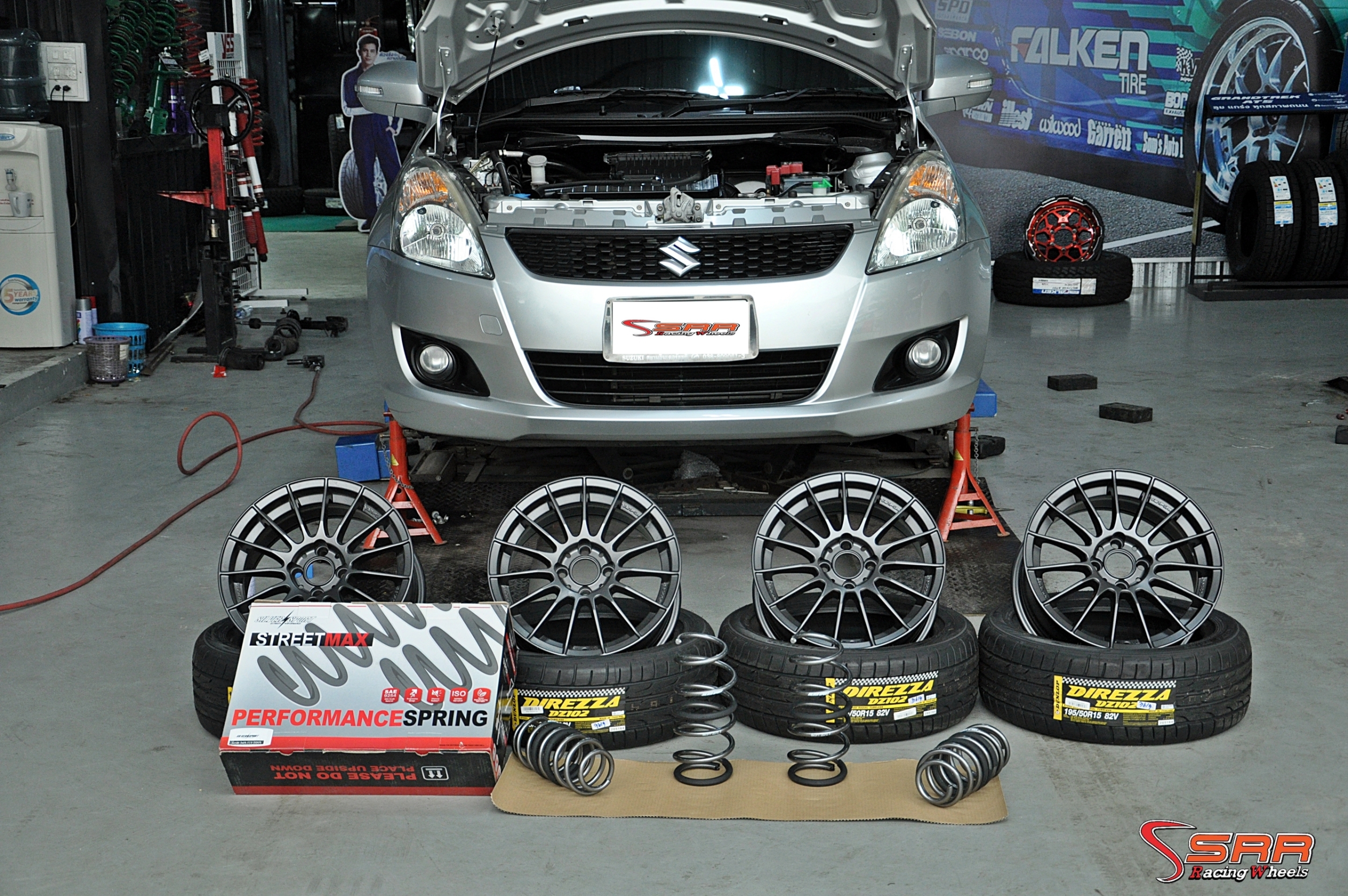 ENKEI-RS05FF (FLOWFORMING) น้ำหนักเบา 5โล ขอบ15 กว้าง7 offset+35 PCD4x100 offset+35
