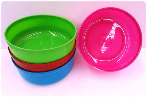 ขันน้ำ ขนาด 20 ซม สีหวาน คละสี