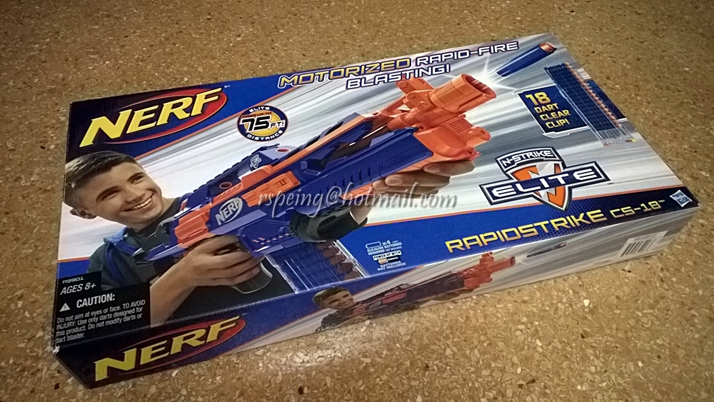 ปืน Nerf Elite Rapidstrike Rapid Strike CS-18 Dart Gun Blaster