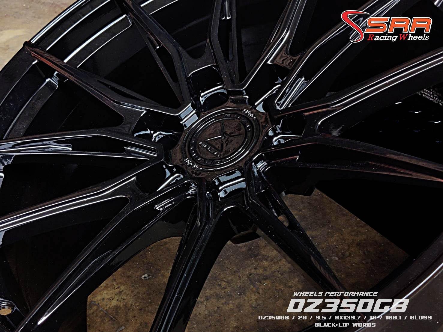 DZ350GB : ENZO 20x9.5 6H139.7 18 106.1 ดำเงา