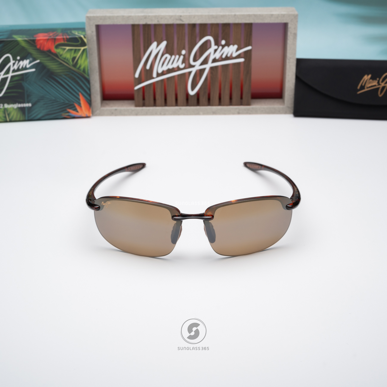 แว่นกันแดด Maui Jim HOOKIPA UNIVERSAL FIT MJ H407N 10 HCL Bronze