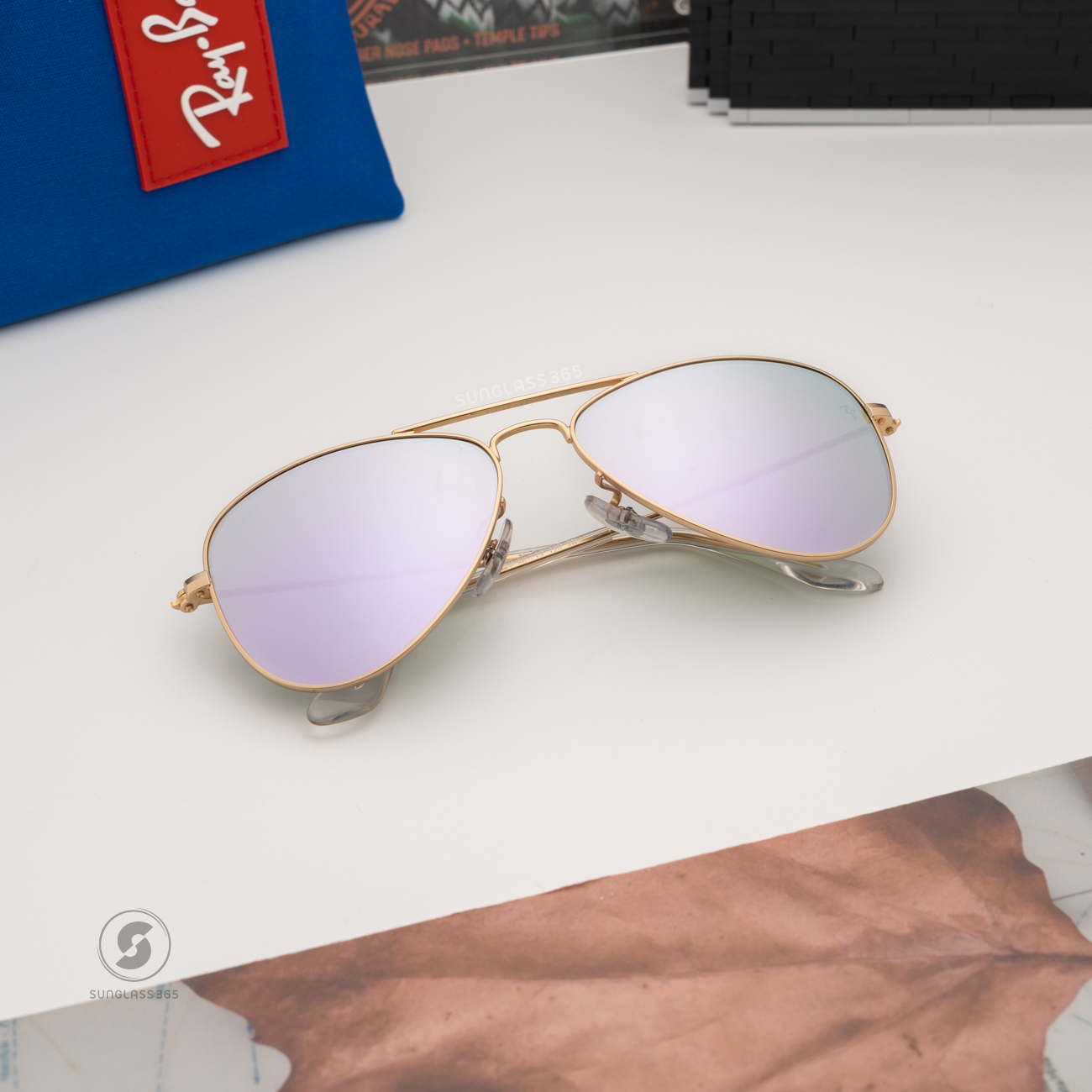 Ray Ban RJ9506S 249/4V MATTE GOLD Lillac Flash
