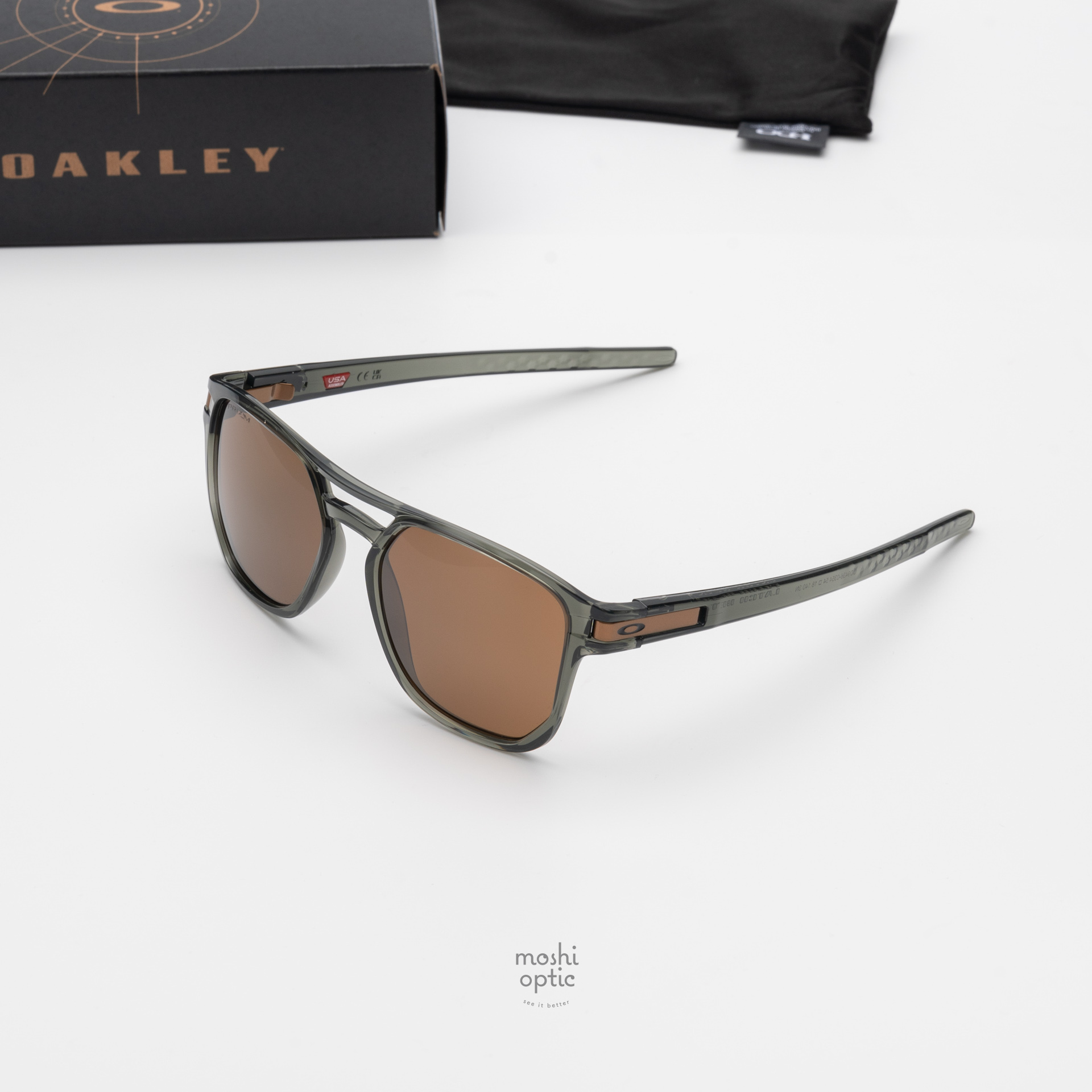 OAKLEY Latch Beta OO9436-03 Olive Ink Prizm Tungsten