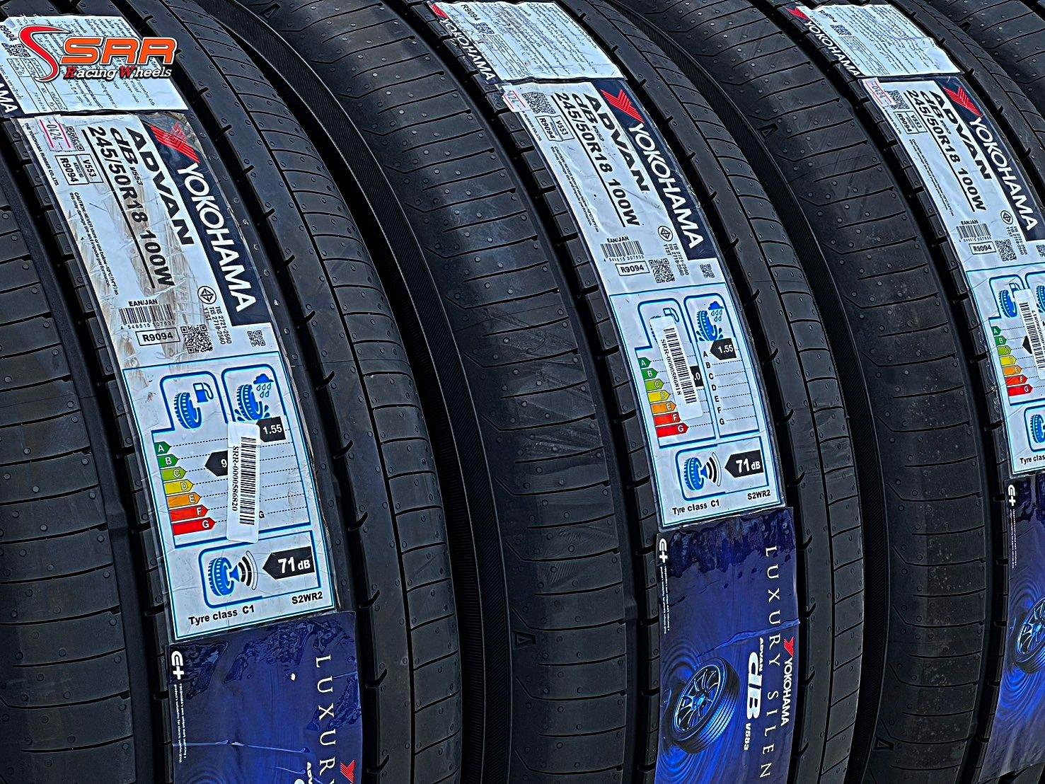 YOKOHAMA ADVAN DB V553 ขนาด 245/50R18 ปี2024