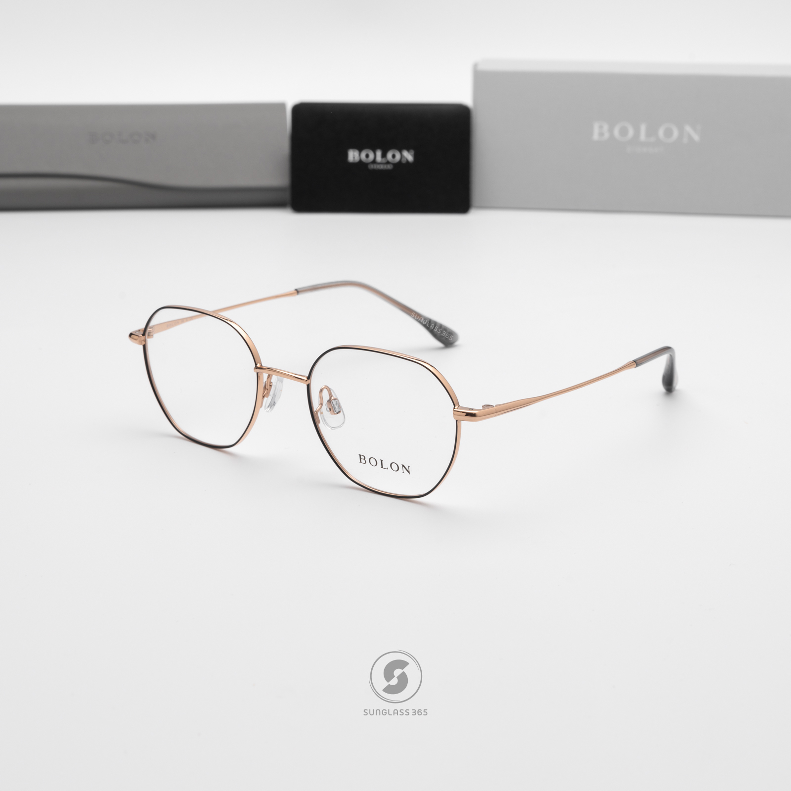 แว่นสายตา BOLON รุ่น Peoria BJ7295 B13 Black / Rose Gold