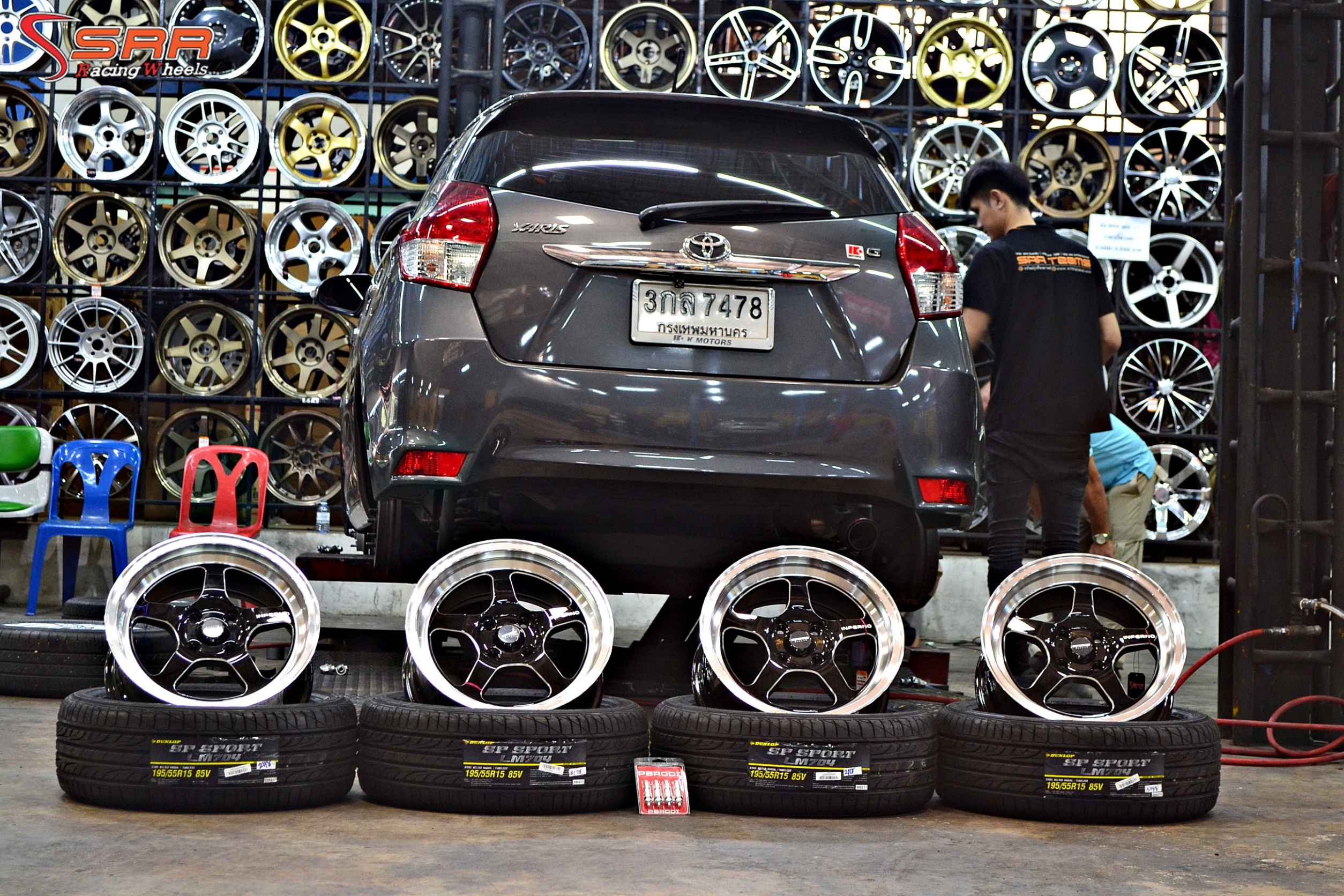 ล้อใหม่ WELD INFERNO AP04 ขอบ15 วงละ 2500