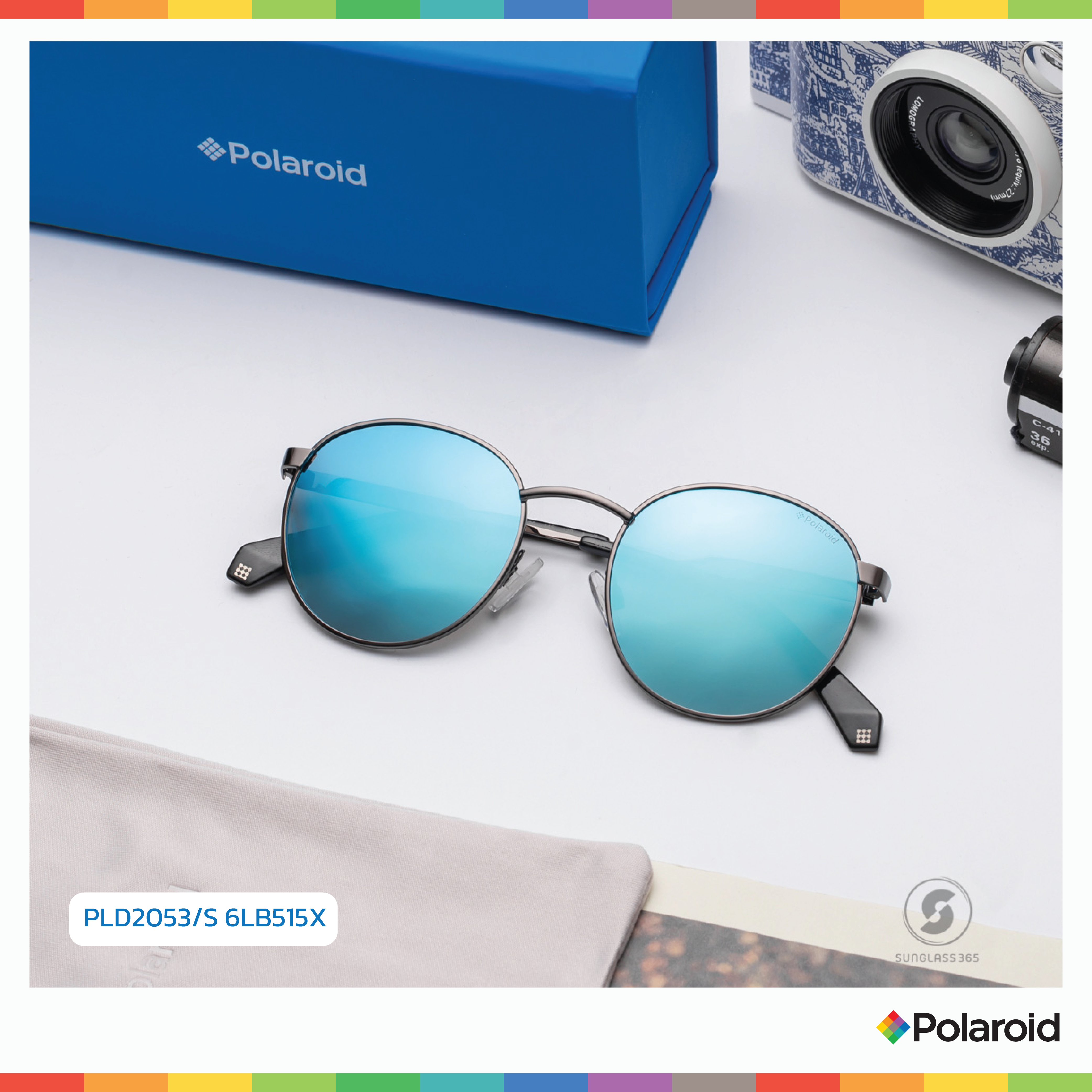แว่นกันแดด Polaroid PLD2053/S 6LB515X Grey
