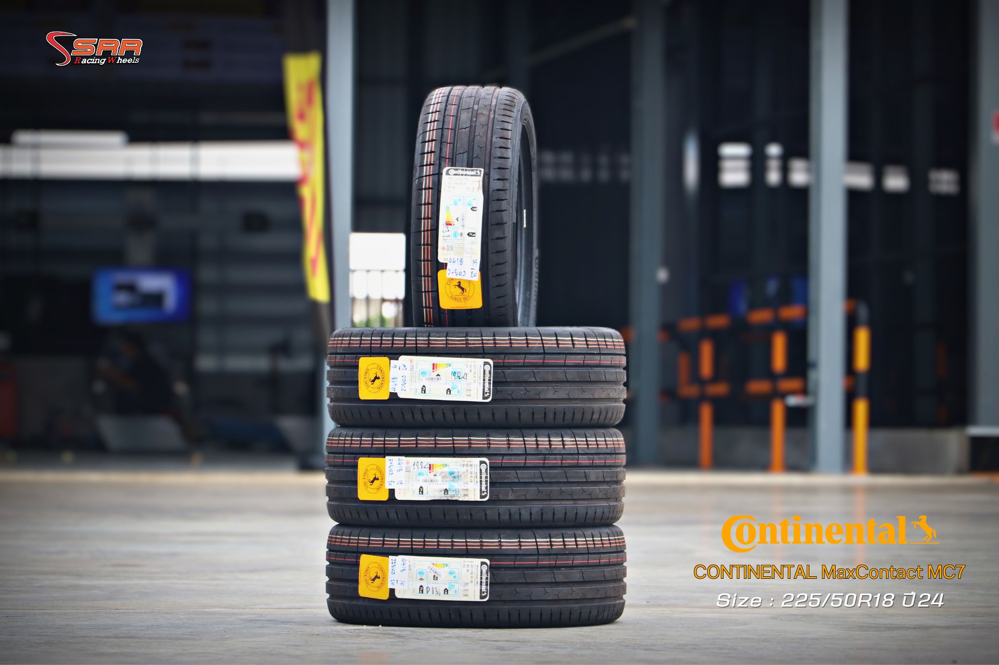 CONTINENTAL CONTACT MC7 ขนาด 225/50R18 ปี2024