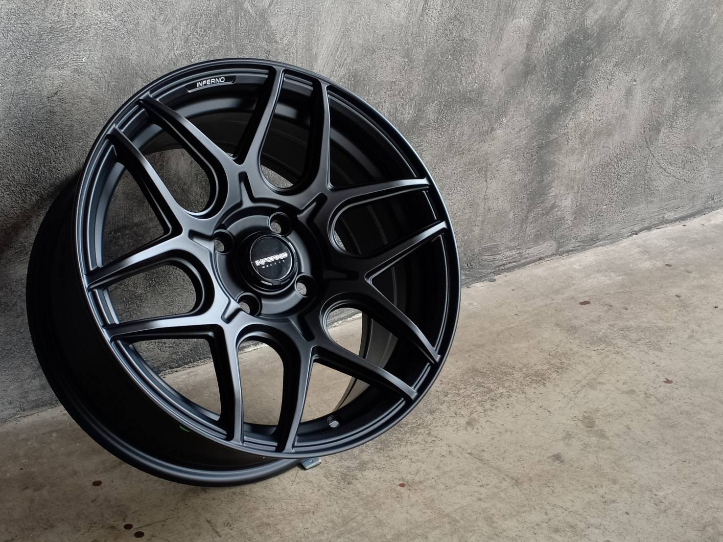 ล้อแม็กขอบ 15 236 15X7 4X100 35 73.1 MATT BLACK