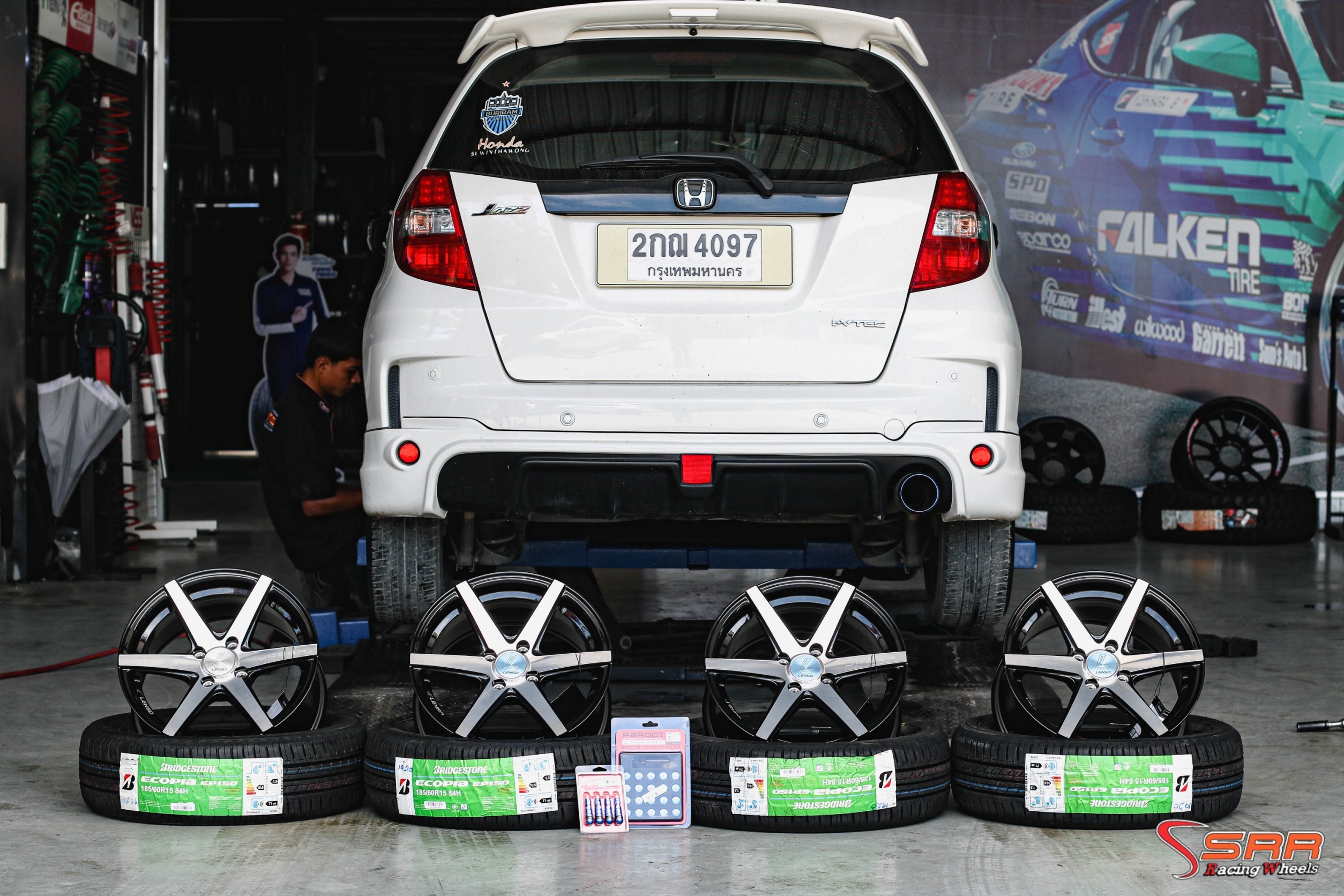 LENSO JAGER CRAFT ล้อแท้ขอ15 กว้าง7 PCD4x100 offset+35