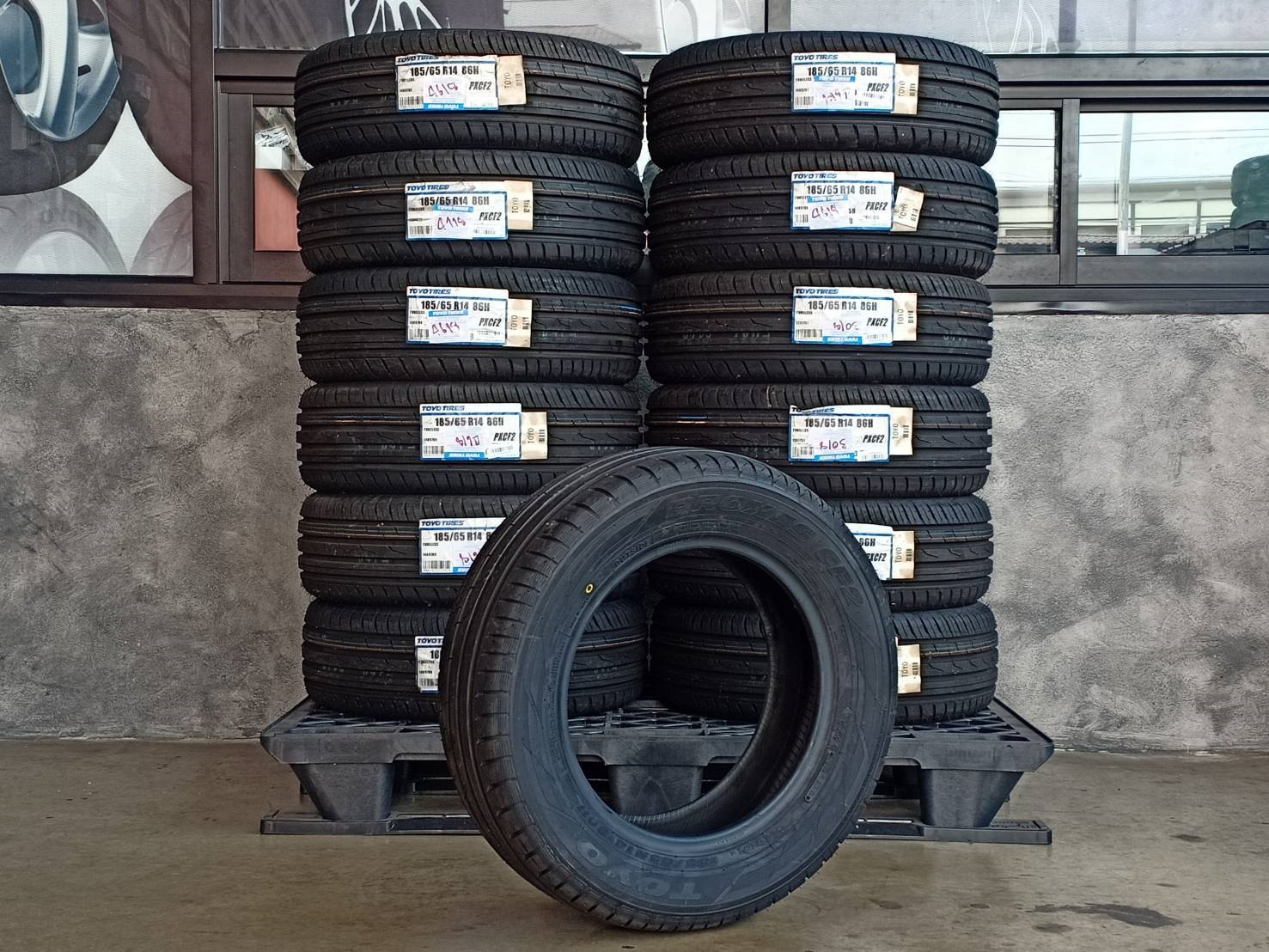 ยางโปรโมชั่น TOYO 185/65R14 PROXES CF2 86H MADE IN JAPAN